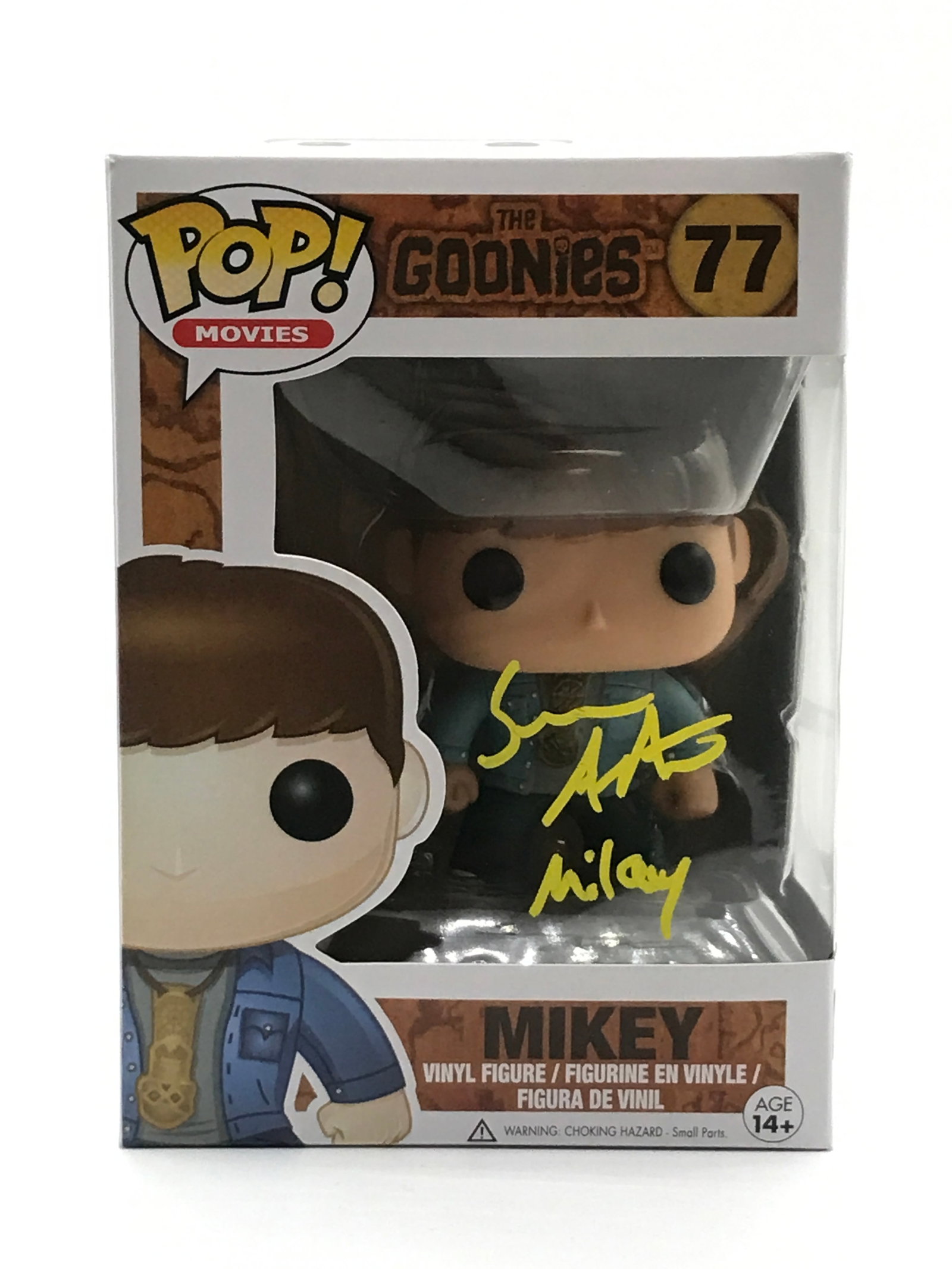 SEAN ASTIN SIGNED AND INCRIBED "MIKEY" FUNKO POP - WWOC COA: Prices are in Canadian dollars