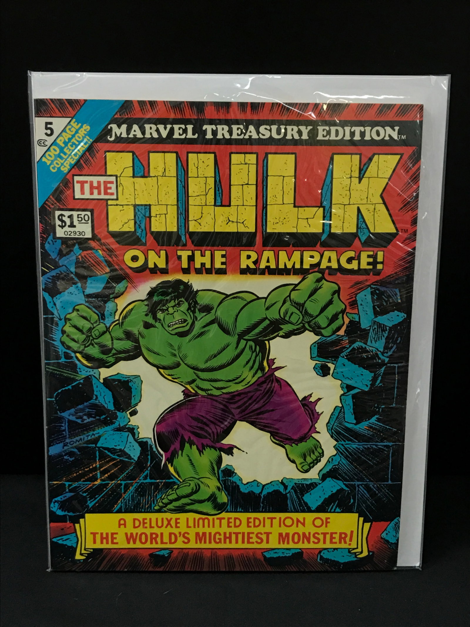 THE HULK MARVEL TREASURY EDITION - MARVEL COMICS (1 of 1)