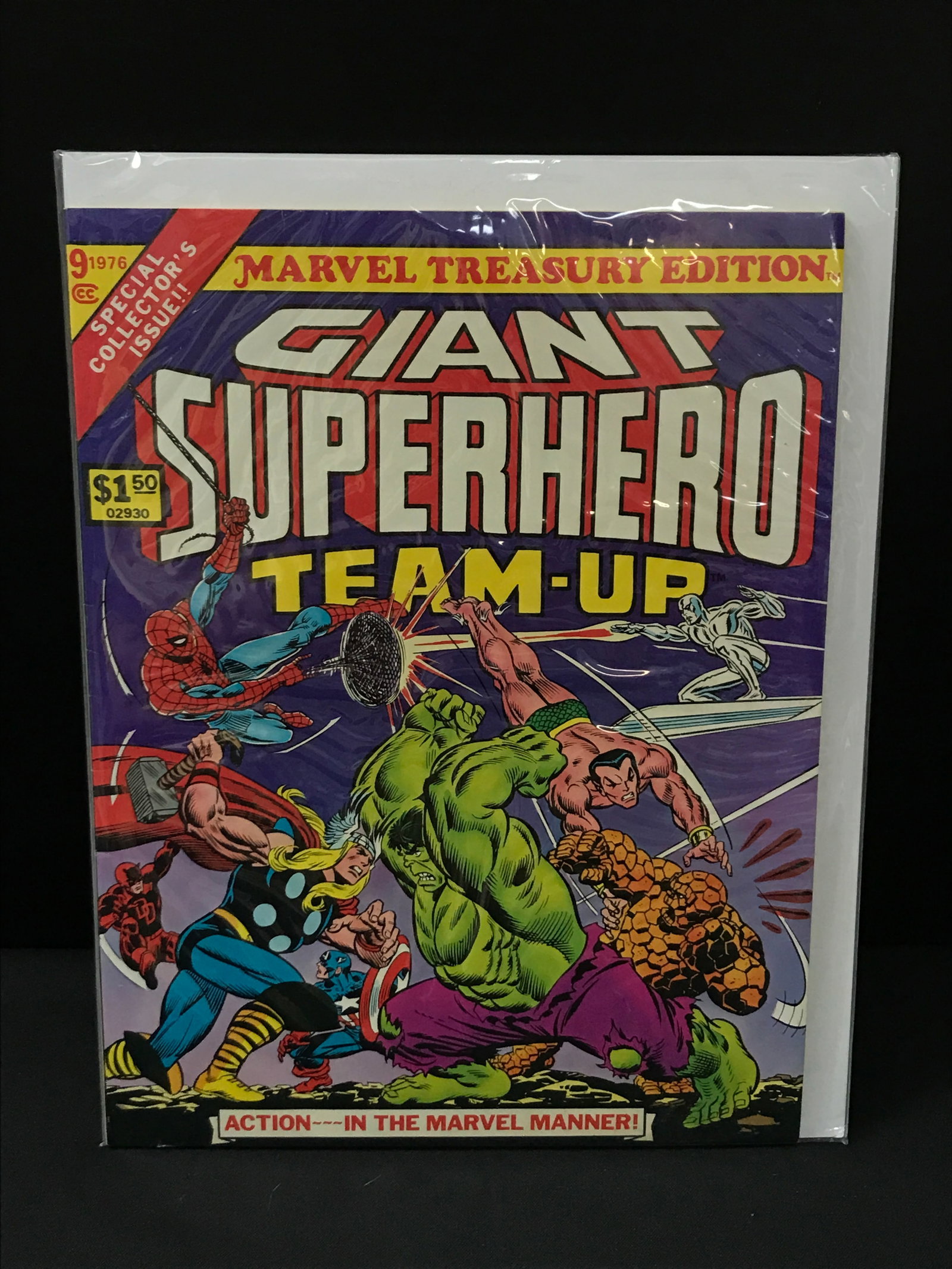 GIANT SUPERHERO TEAMUP MARVEL TREASURY EDITION - MARVEL COMICS TREASURY EDITION (1 of 1)