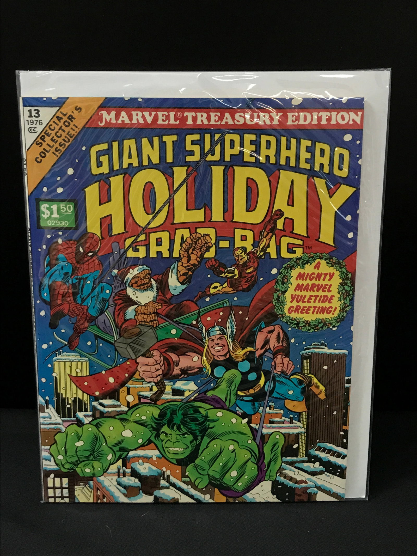 GIANT SUPERHERO HOLIDAY GRAB BAG MARVEL TREASURY EDITION - MARVEL COMICS: Prices are in Canadian dollars