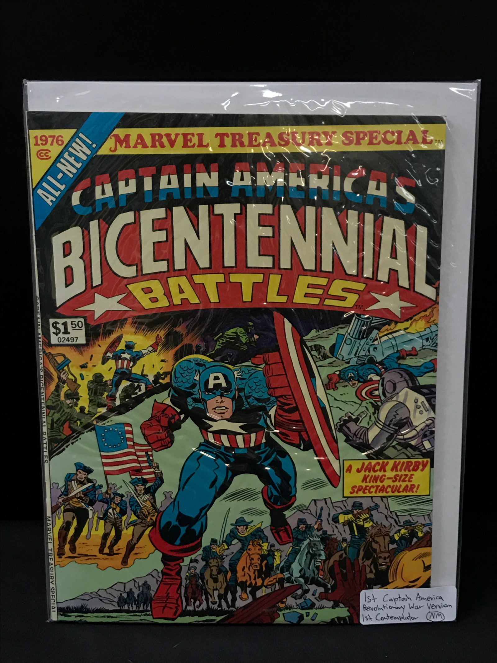 CAPTAIN AMERICA'S BICENTENNIAL BATTLES MARVEL TREASURY EDITION - MARVEL COMICS (1 of 1)