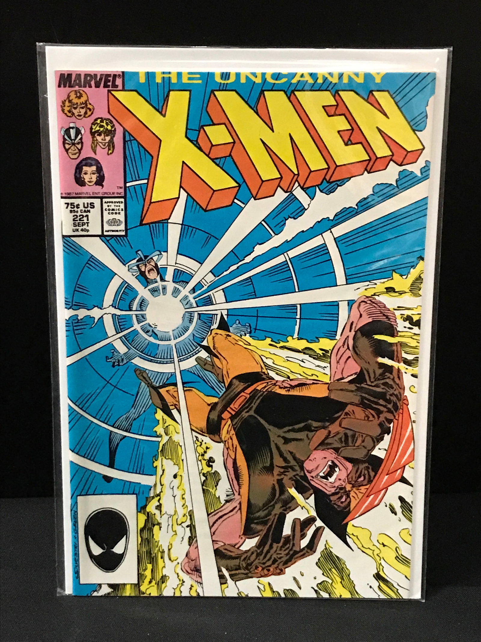 THE UNCANNY X-MEN #221 - MARVEL COMICS (1 of 1)