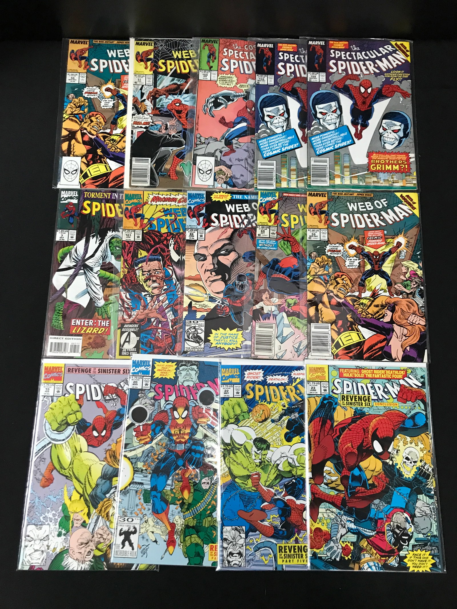 LOT OF 15 AMAZING SPIDERMAN COMICS - MARVEL COMICS (1 of 1)