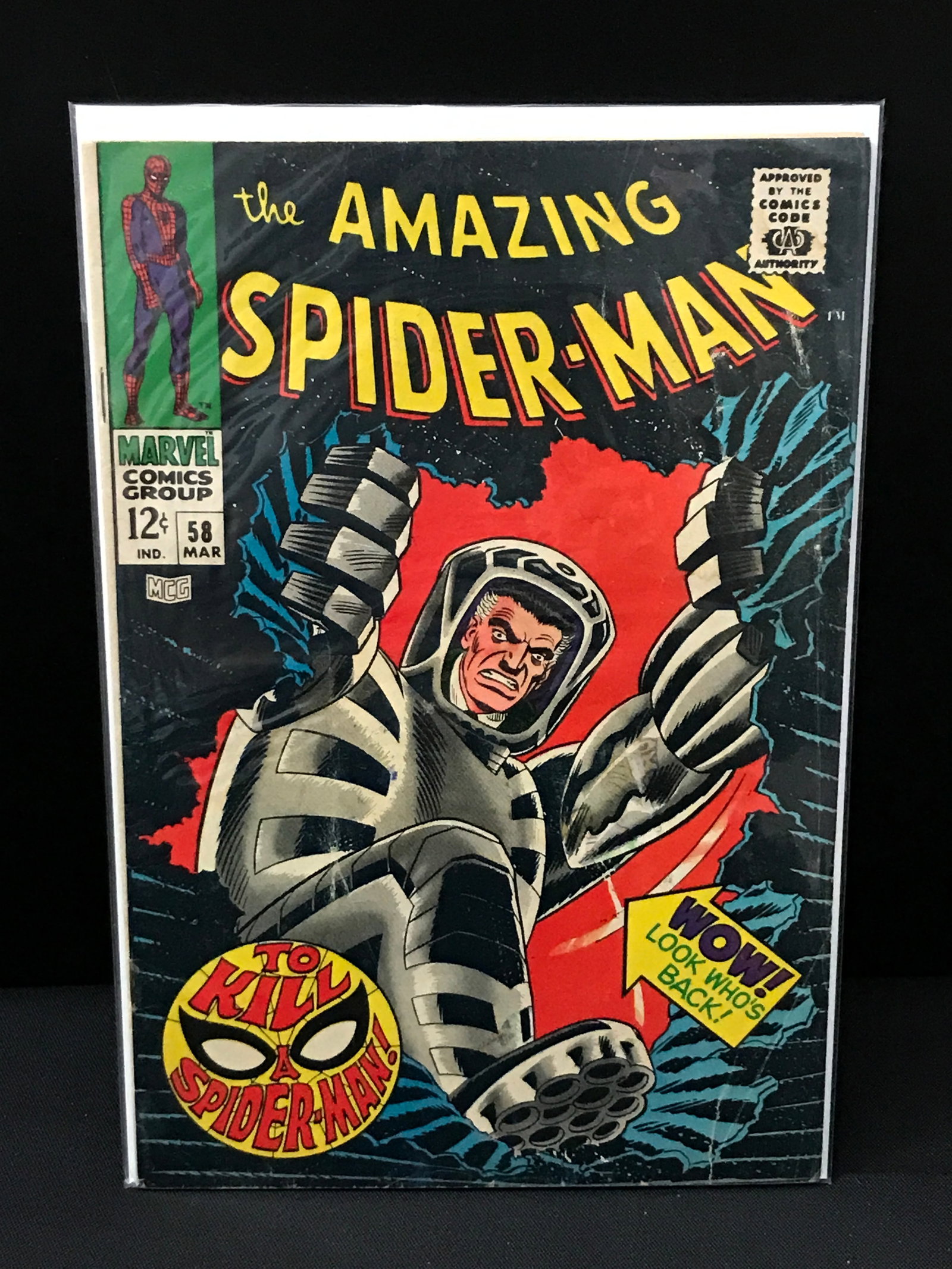 THE AMAZING SPIDERMAN #58 - MARVEL COMICS (1 of 1)