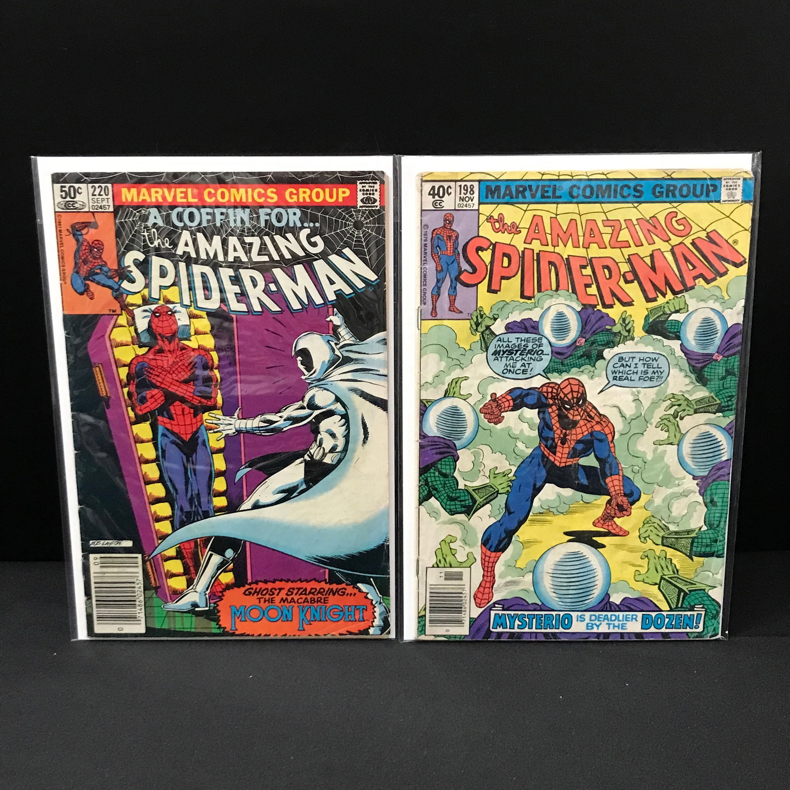 LOT OF 2 AMAZING SPIDERMAN COMICS - MARVEL COMICS: Prices are in Canadian dollars