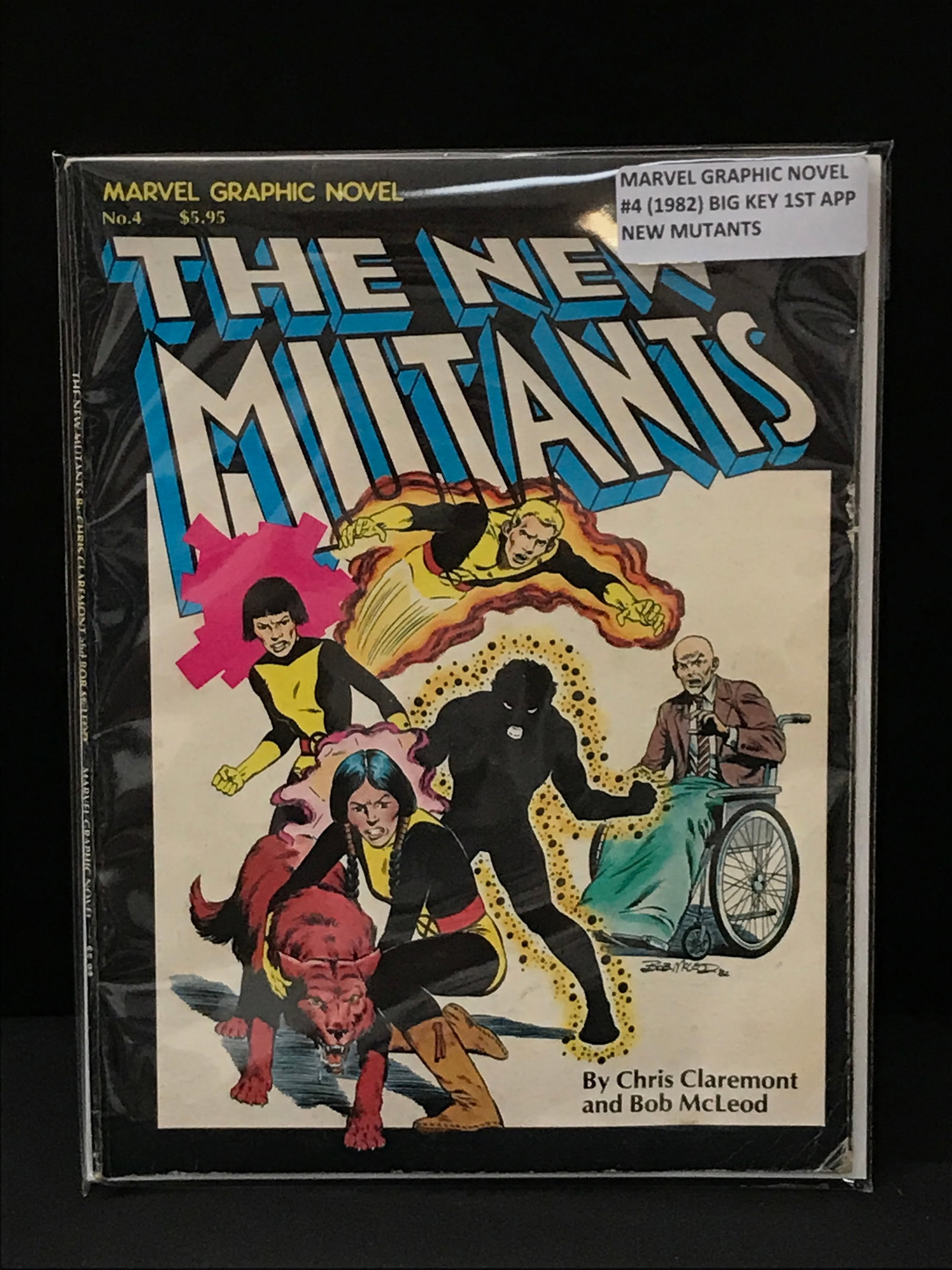 THE NEW MUTANTS #4 GRAPHIC NOVEL (1982) 1ST APP NEW MUTANTS - MARVEL COMICS (1 of 1)