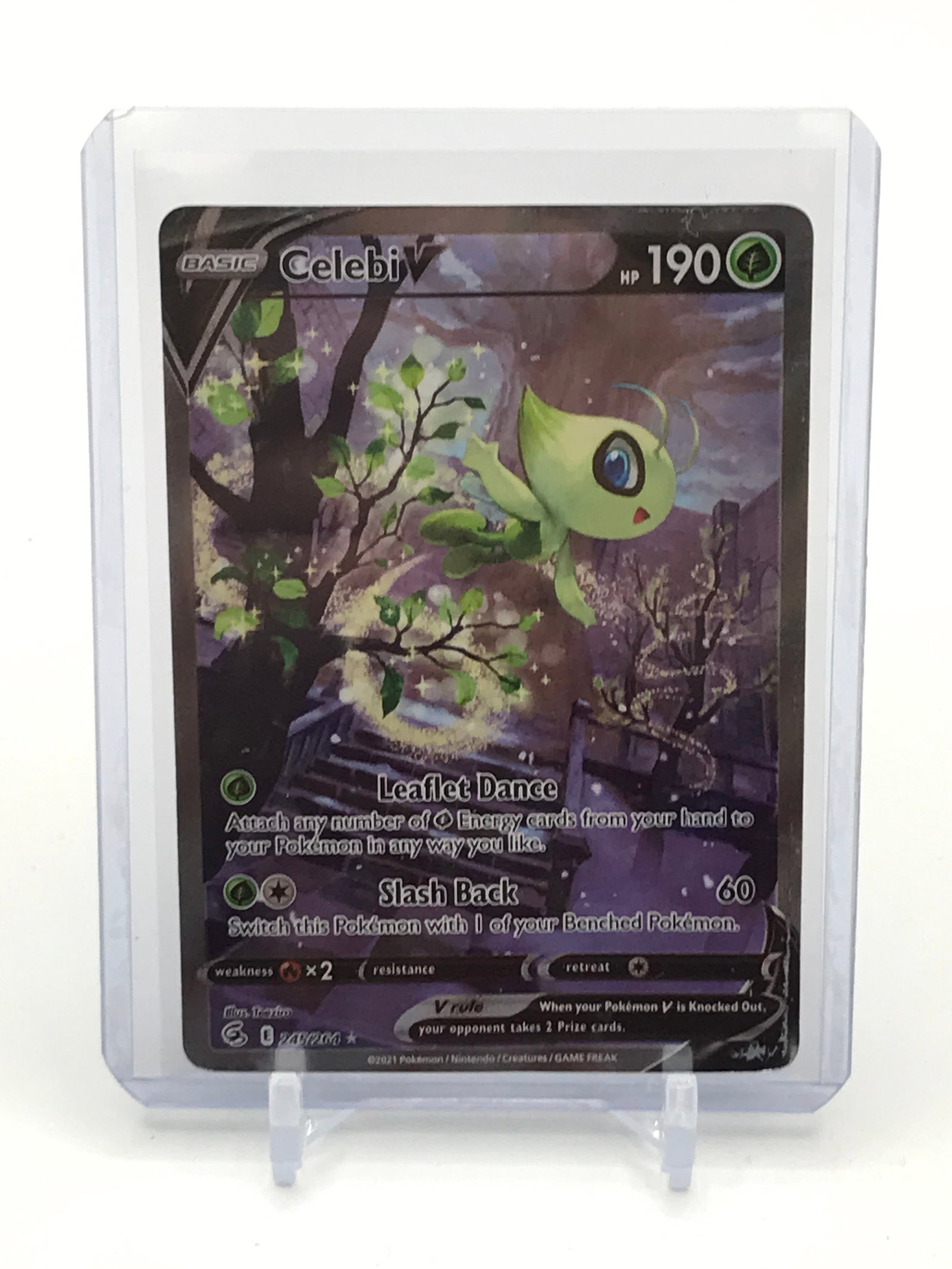 POKEMON TCG EN CELEBI V ULTRA RARE TRADING CARD (1 of 2)