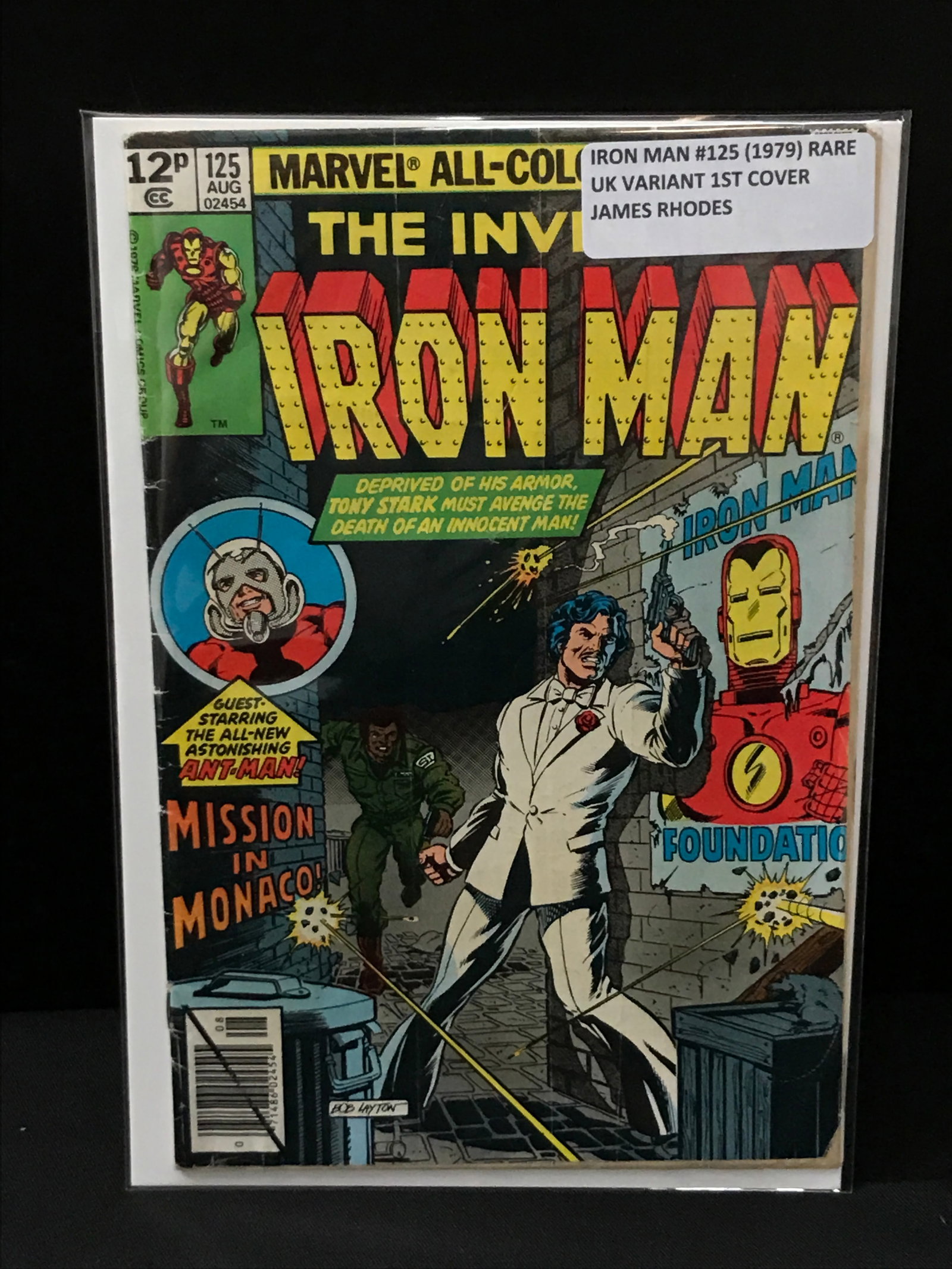 THE INVINCIBLE IRON MAN #125 UL VARIANT - MARVEL COMICS (1 of 1)