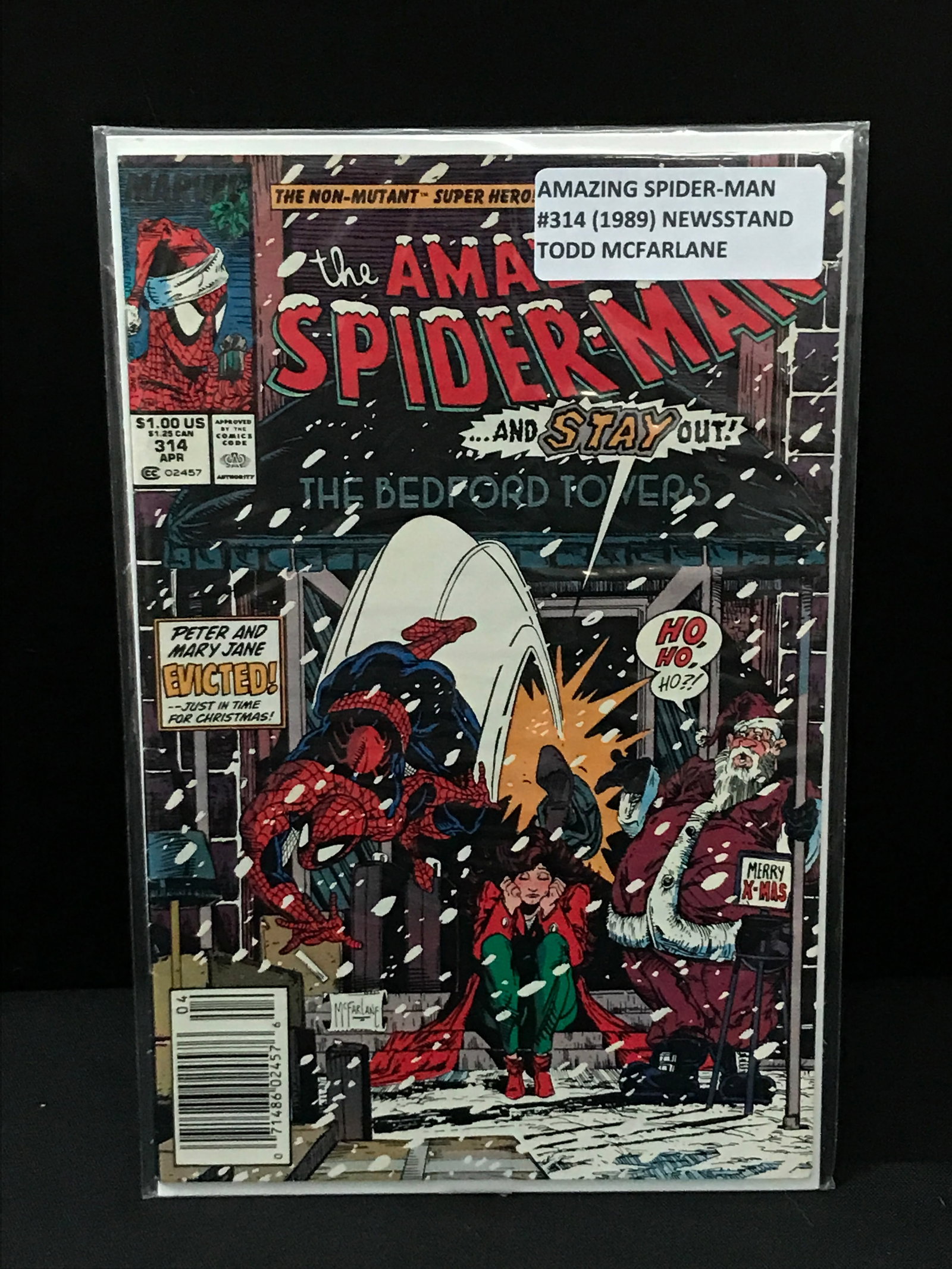 THE AMAZING SPIDERMAN #314 NEWSSTAND EDITION - MARVEL COMICS: Prices are in Canadian dollars