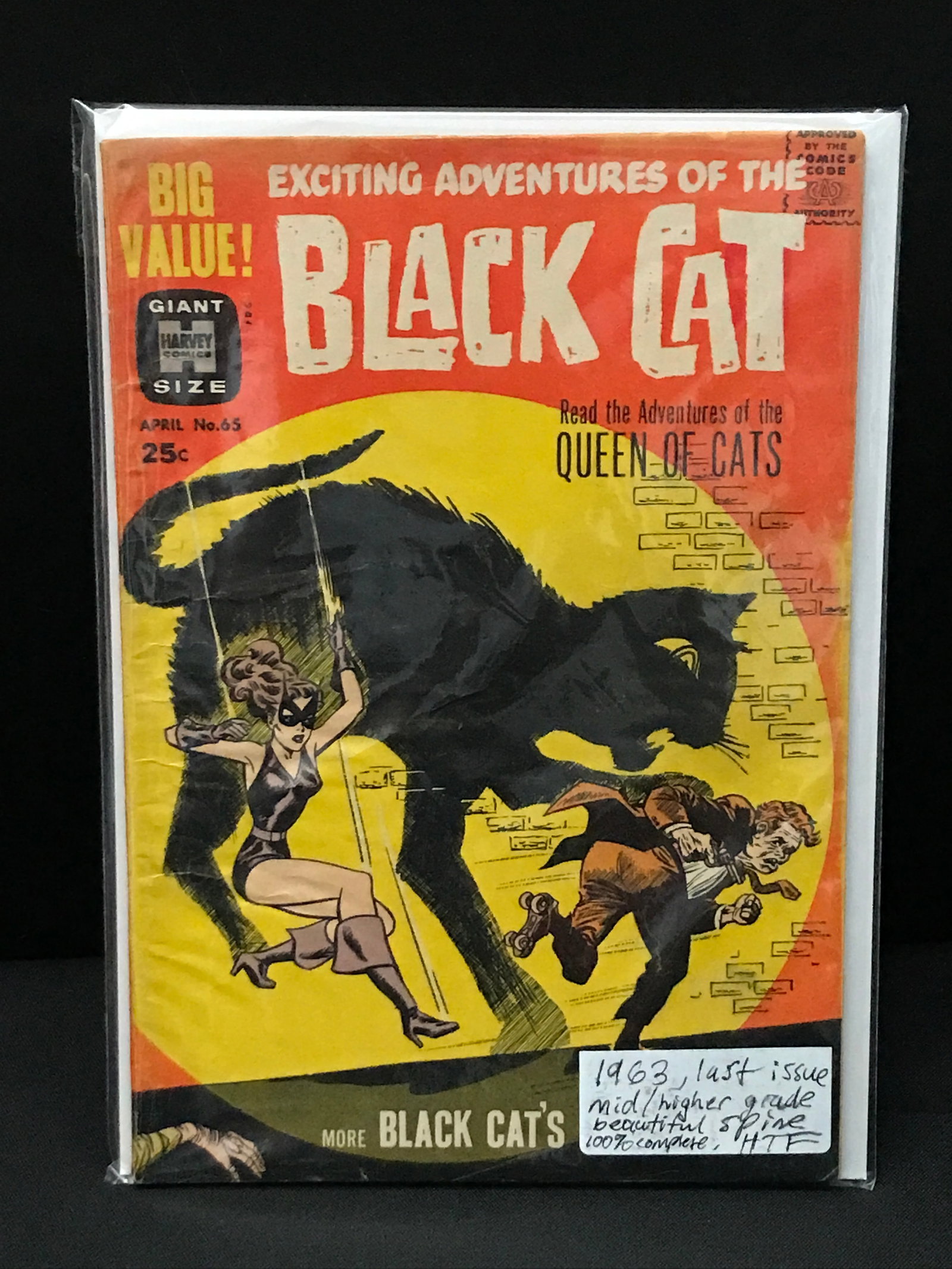 BLACK CAT #65 (1963) LAST ISSUE - HARVEY COMICS (1 of 1)