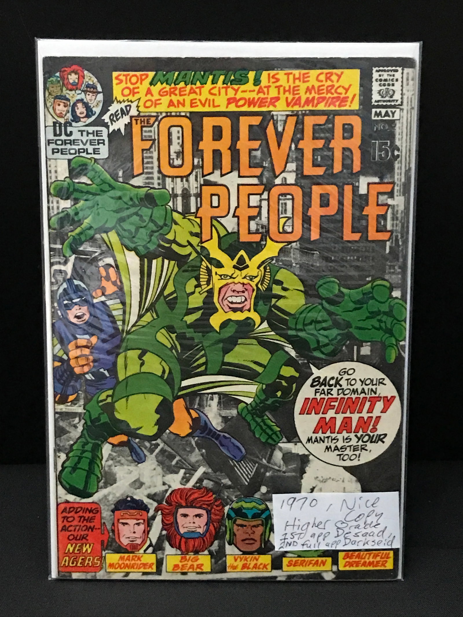 FOREVER PEOPLE #2 1ST APP DESAAD (1970) - DC COMICS (1 of 1)