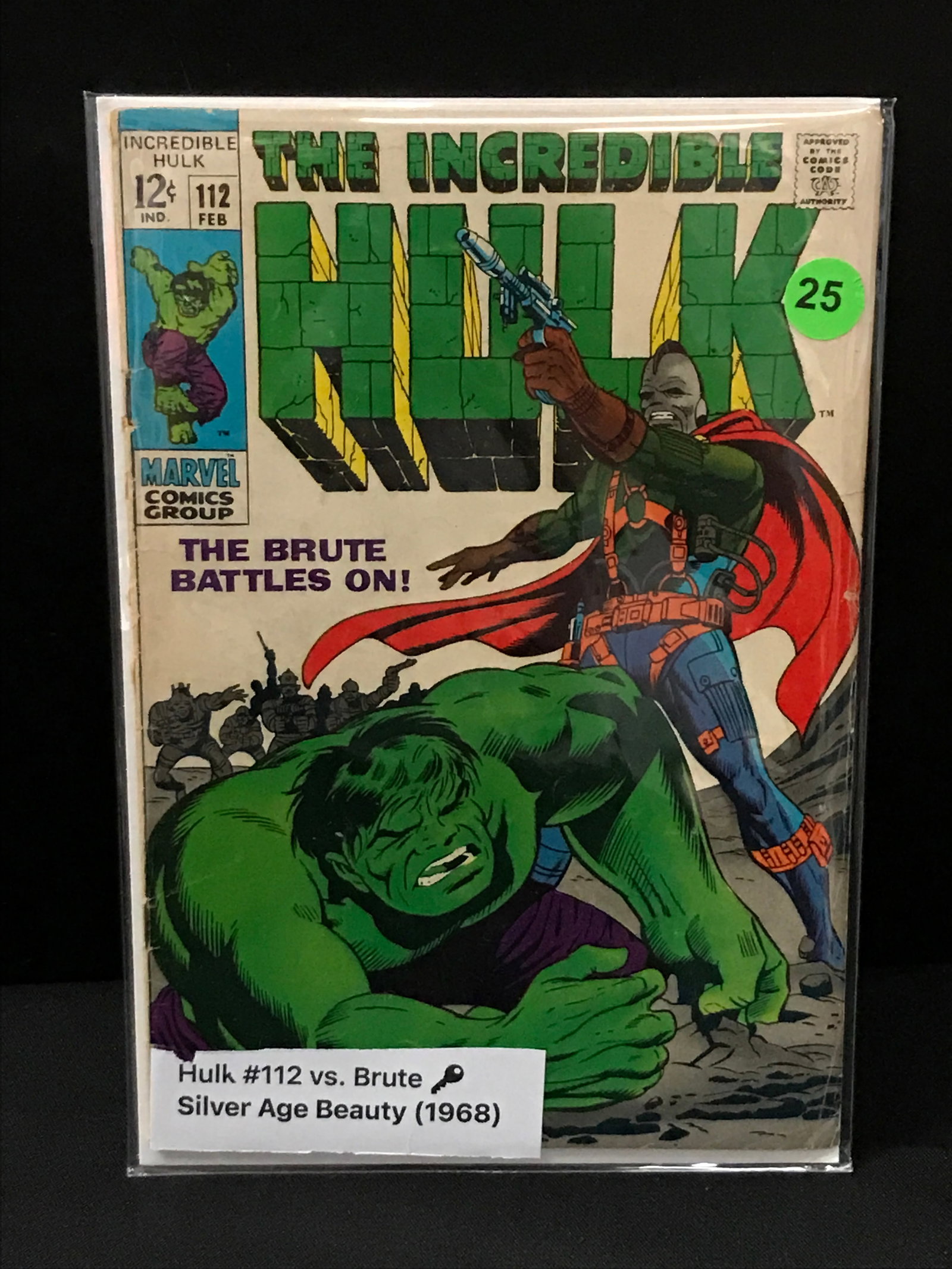 THE INCREDIBLE HULK #112 (1968) - MARVEL COMICS (1 of 1)