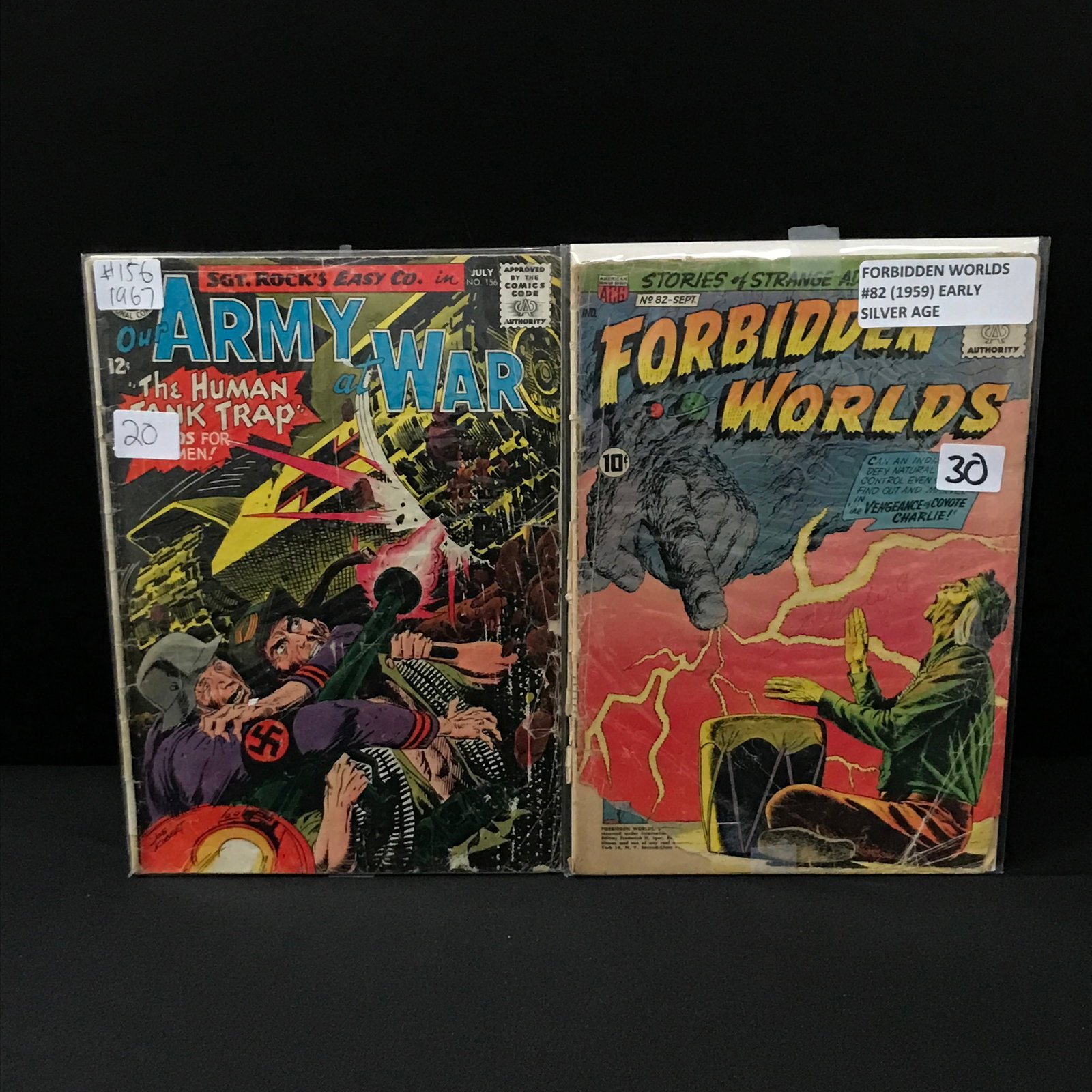 LOT OF 2 COMICS (1950'S & 1960'S) - VARIOUS PUBLISHERS (1 of 1)