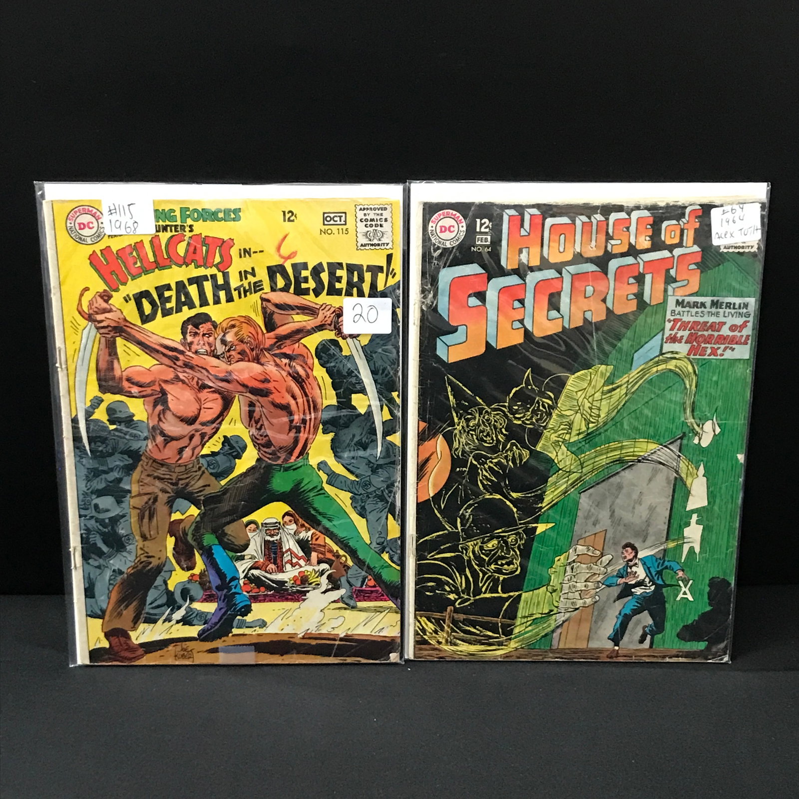 LOT OF 2 DC COMICS - 1960'S: Prices are in Canadian Dollars