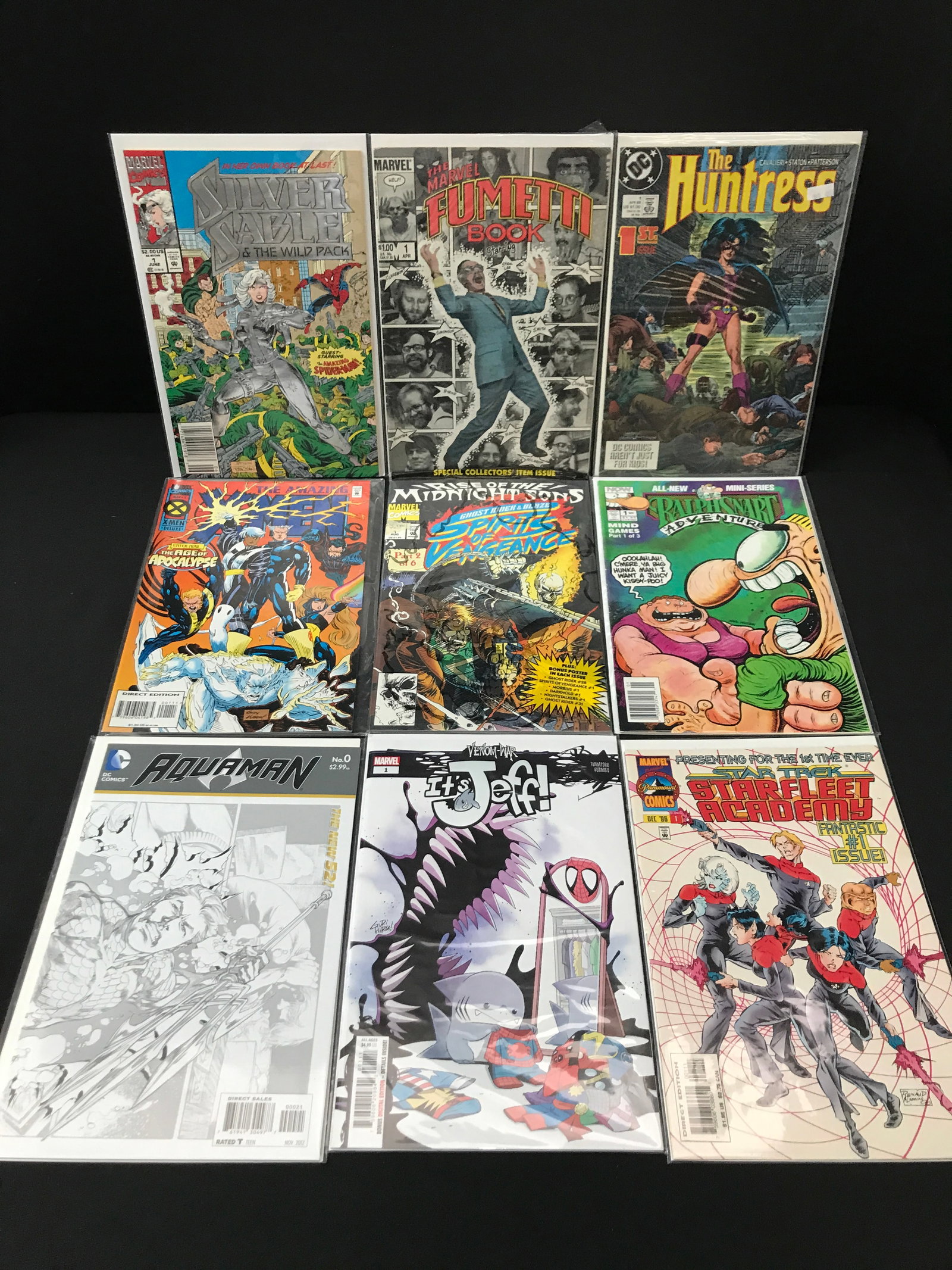 LOT OF 9 COMICS VARIOUS TITLES MARVEL AND DC - ALL #1'S (1 of 1)