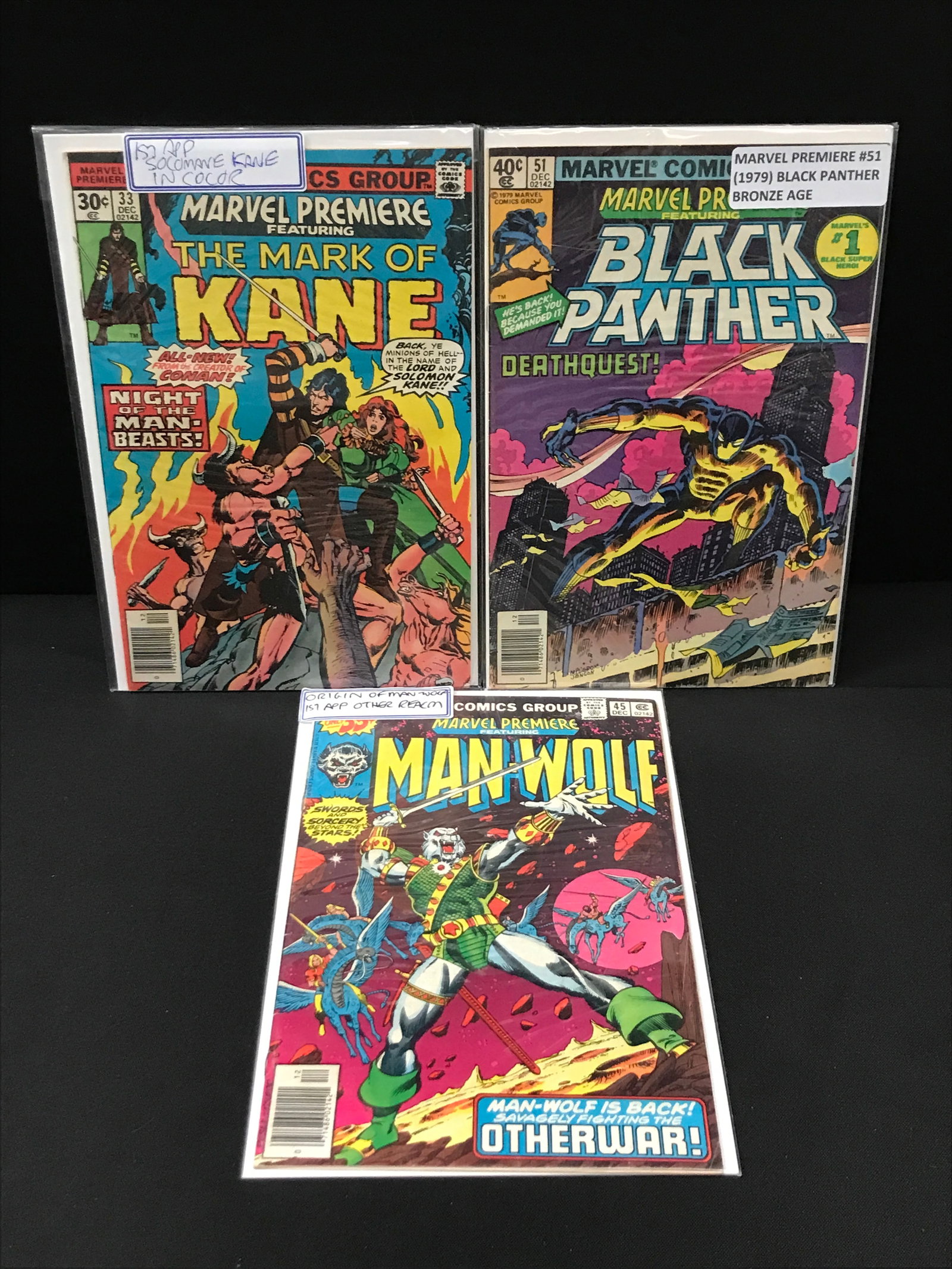 LOT OF 3 MARVEL COMICS - VARIOUS TITLES (1 of 1)