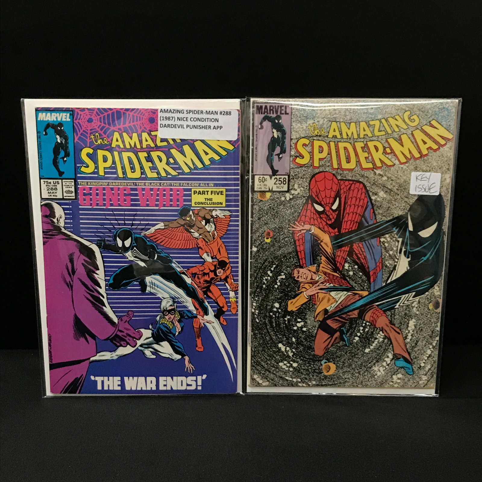 LOT OF 2 THE AMAZING SPIDERMAN COMICS - MARVEL COMICS: Prices are in Canadian Dollars