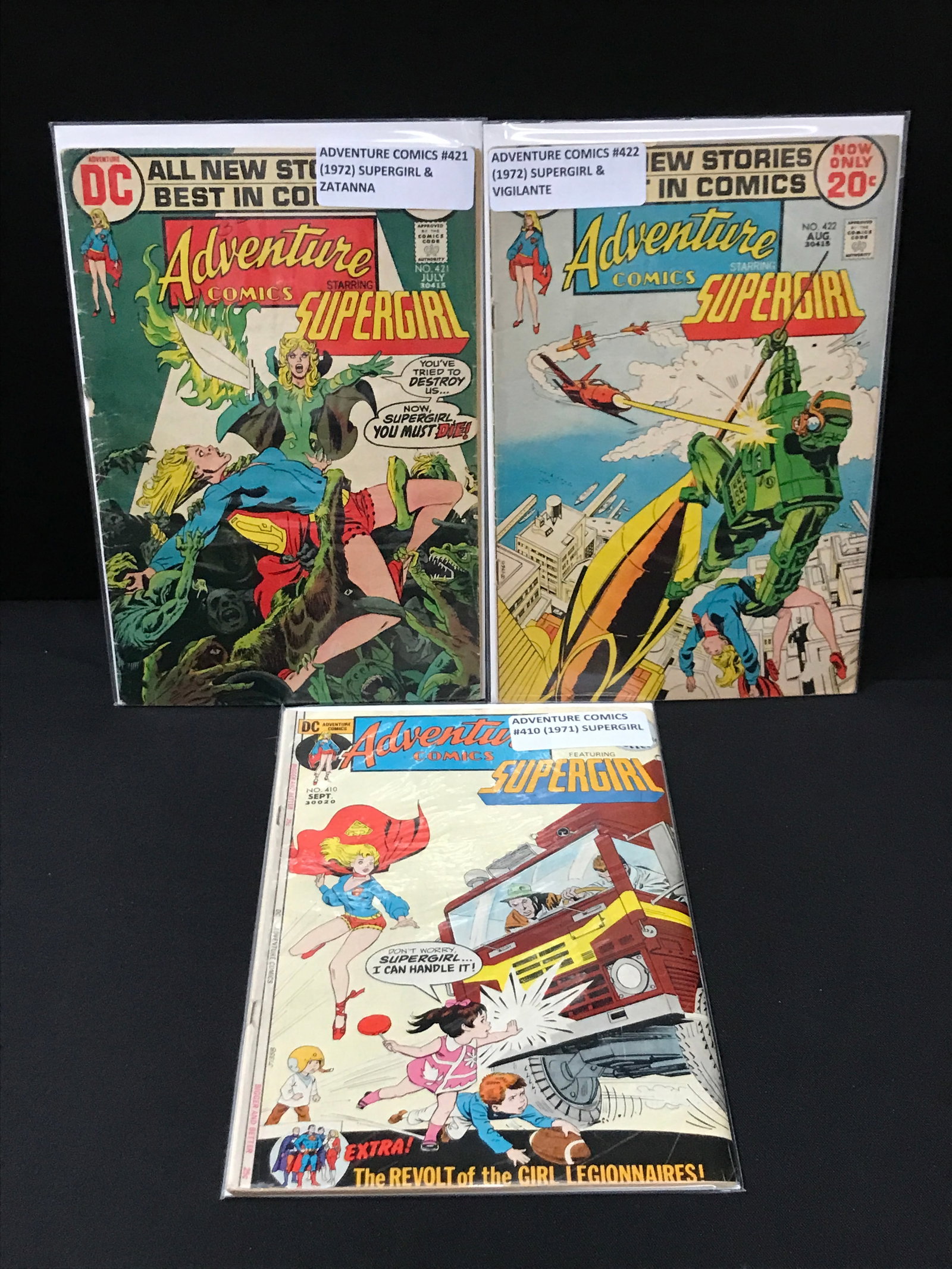 LOT OF 3 ADVENTURE COMICS (1971/2) - DC COMICS (1 of 1)