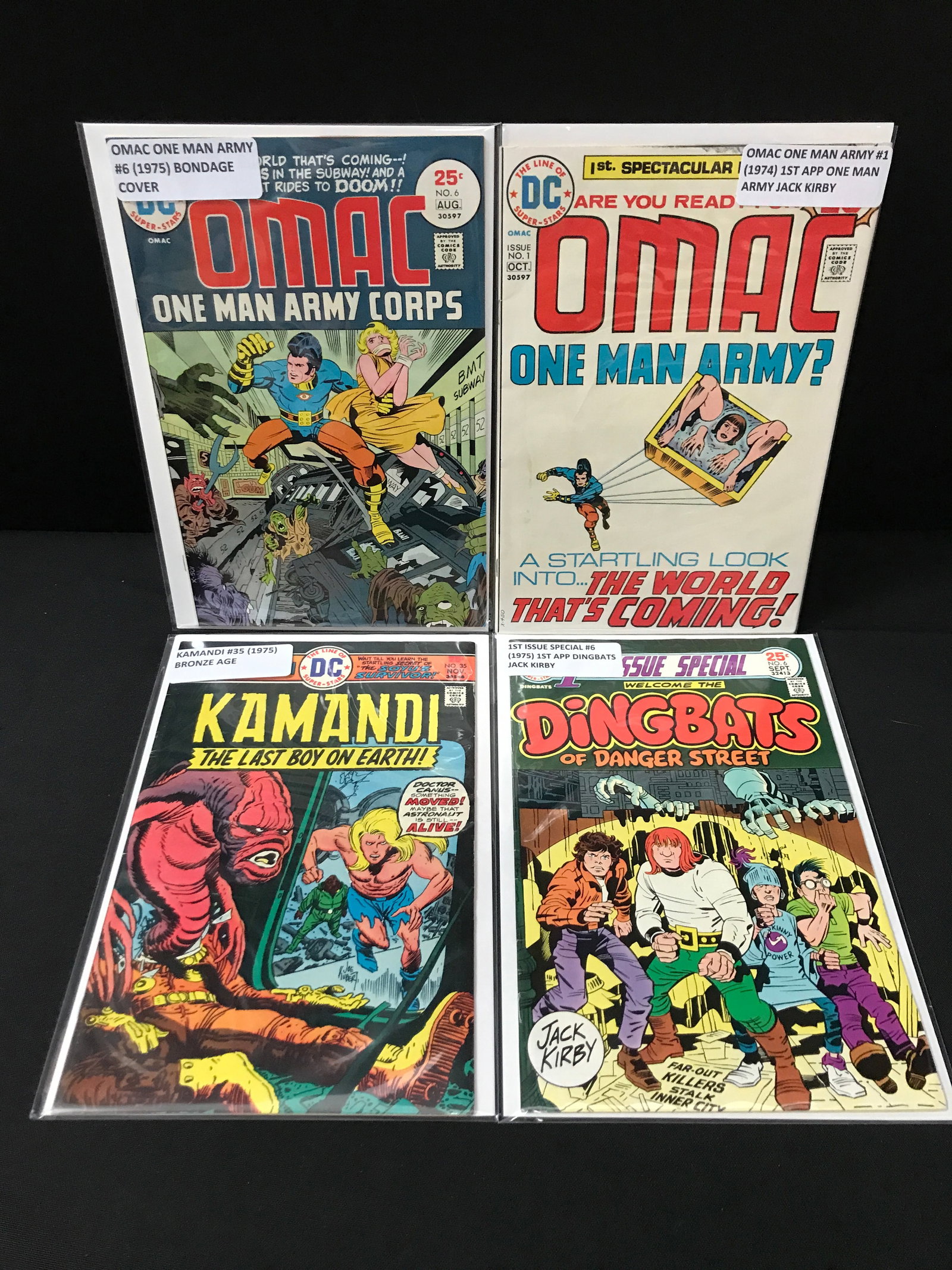 LOT OF 4 MIXED TITLE COMICS - DC COMICS: Prices are in Canadian Dollars