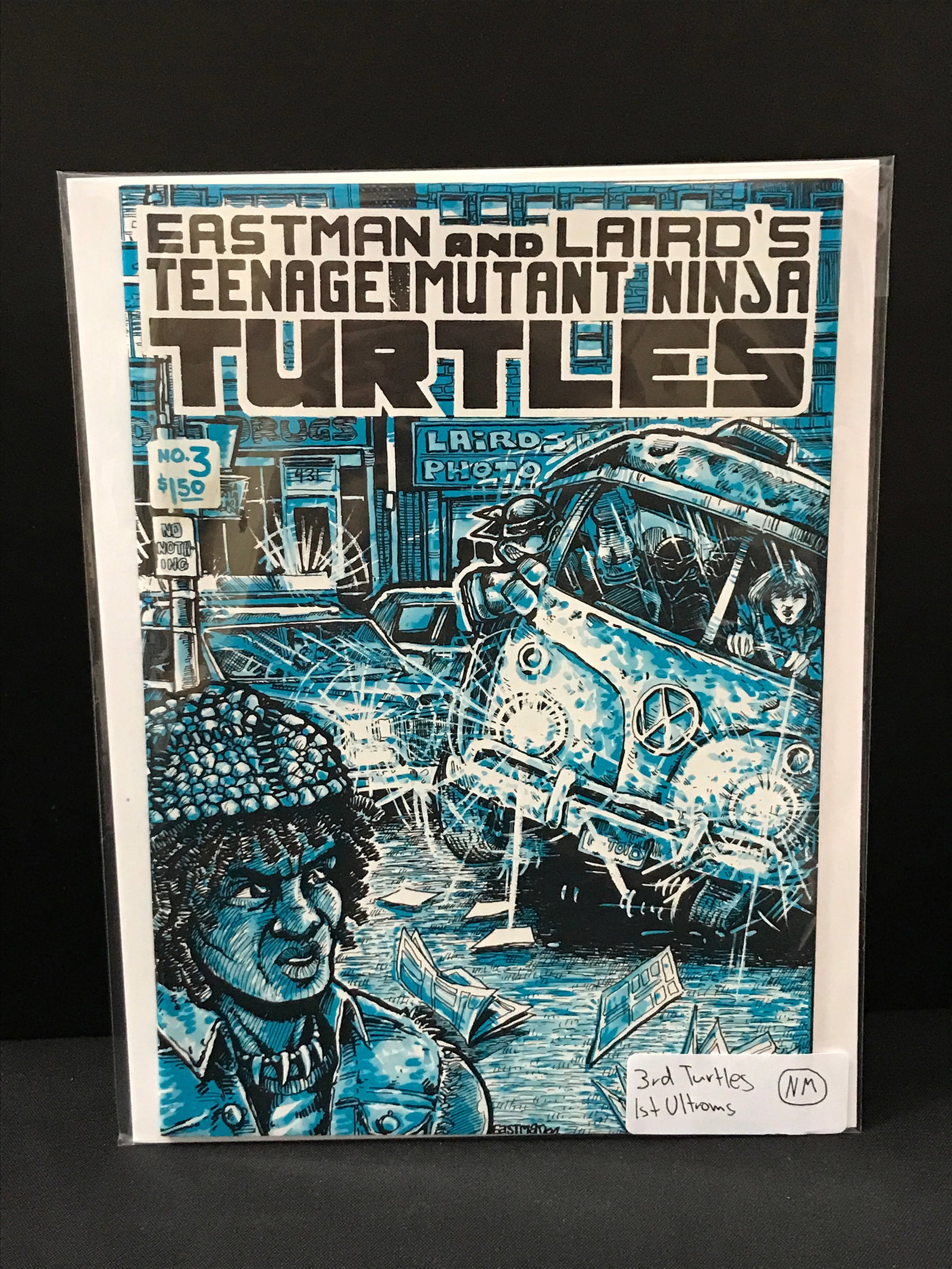 TEENAGE MUTANT NINJA TURTLES #3 1ST ULTROMS - EASTMAN AND LAIRD (1 of 1)