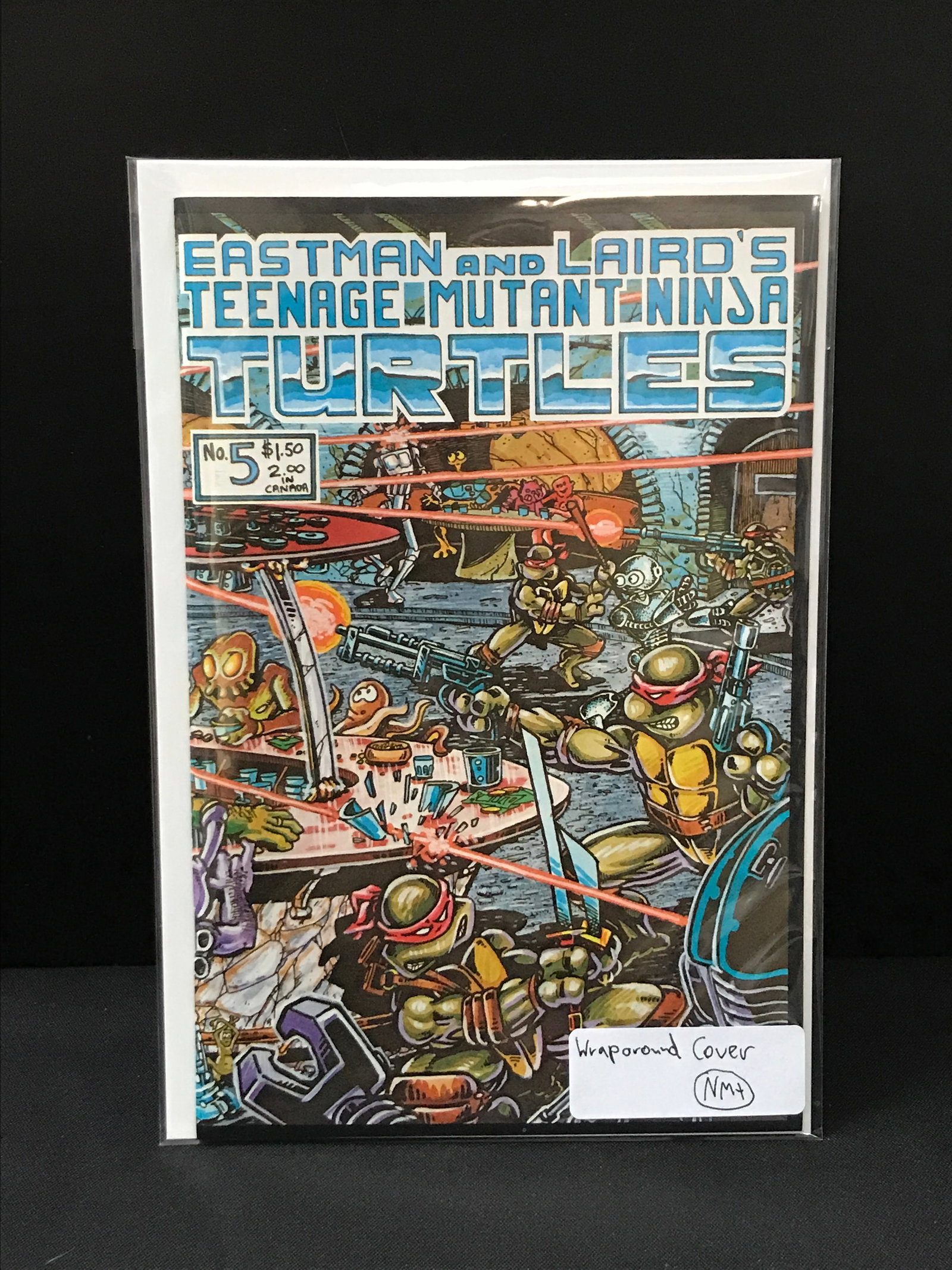 TEENAGE MUTANT NINJA TURTLES #5 WRAPAROUND COVER- EASTMAN AND LAIRD: Prices are in Canadian Dollars