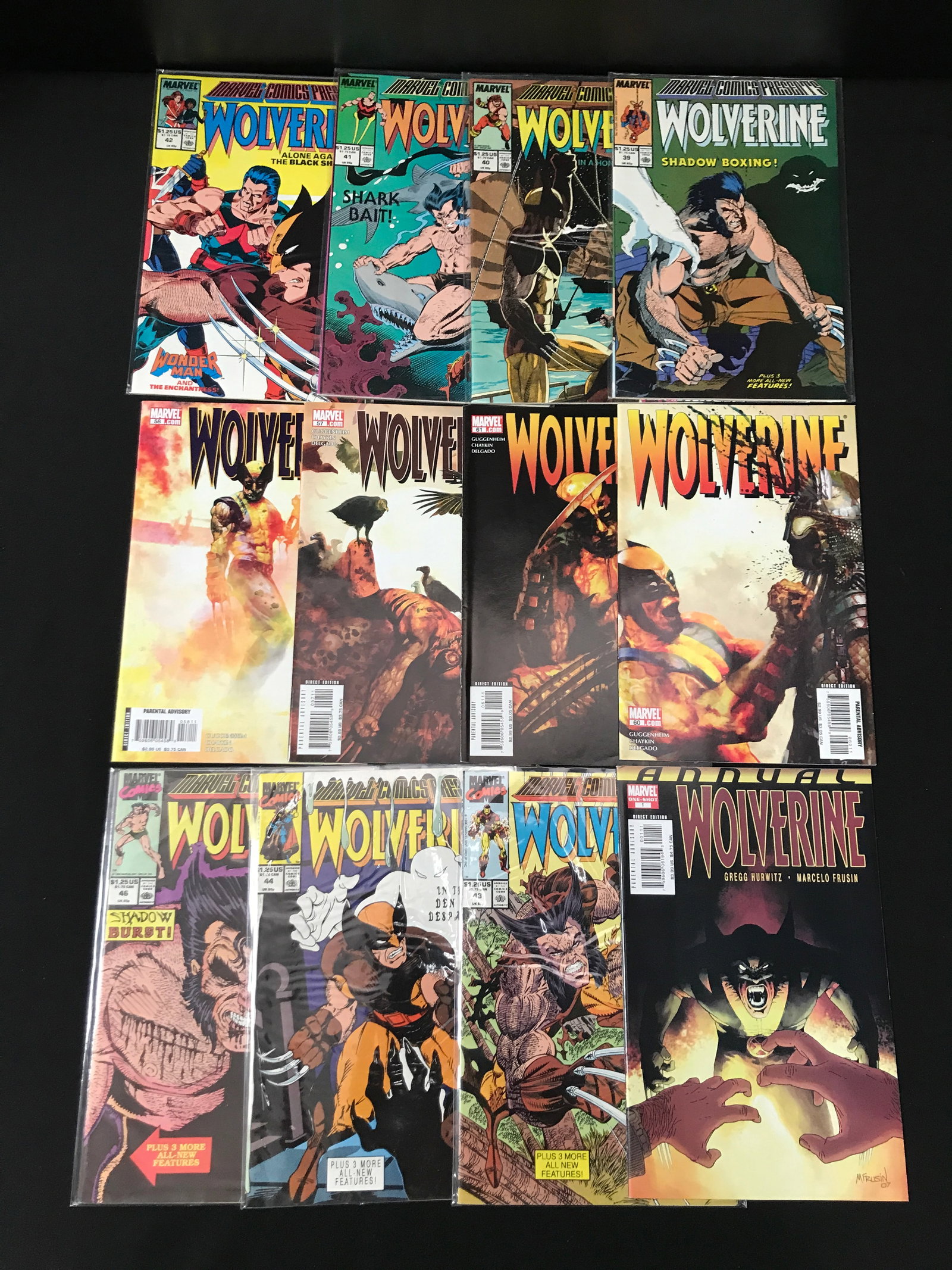 LOT OF 12 WOLVERINE COMICS - MARVEL COMICS (1 of 1)