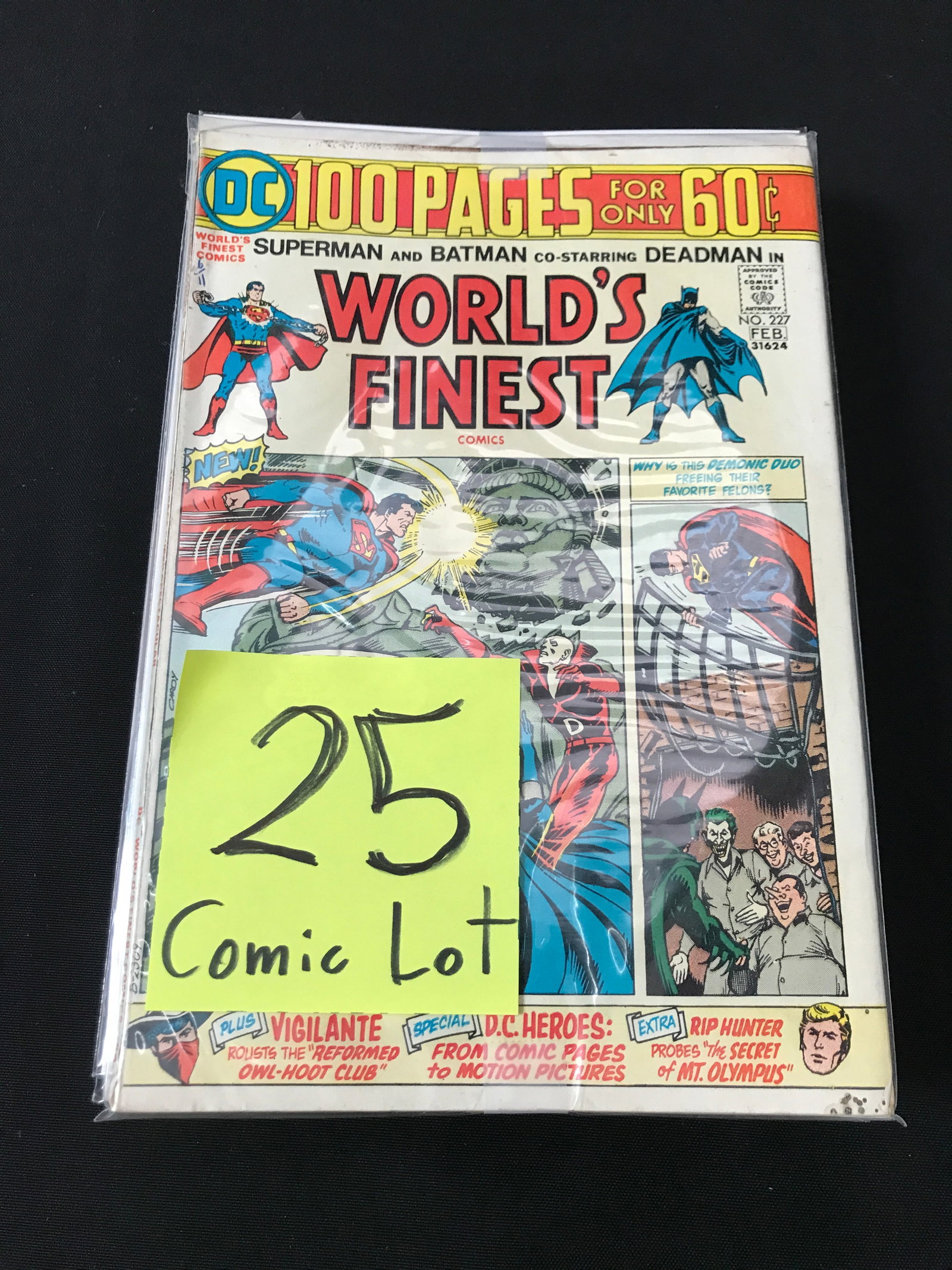 LOT OF 25 COMICS BAGGED AND BOARDED MAINLY SUPERHERO: Prices are in Canadian dollars