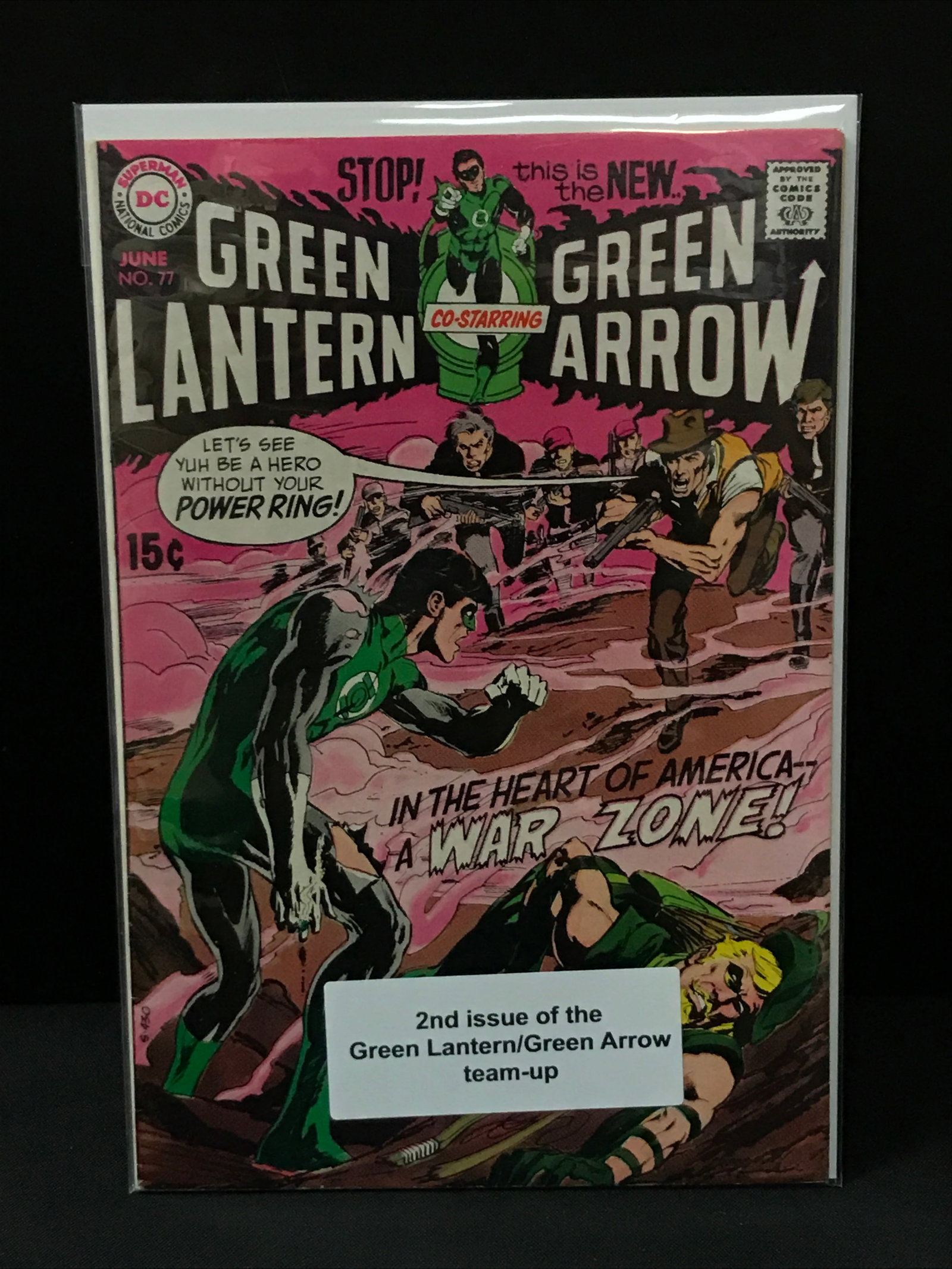 GREEN LANTERN CO-STARRING THE GREEN ARROW #77 - DC COMICS (1 of 1)