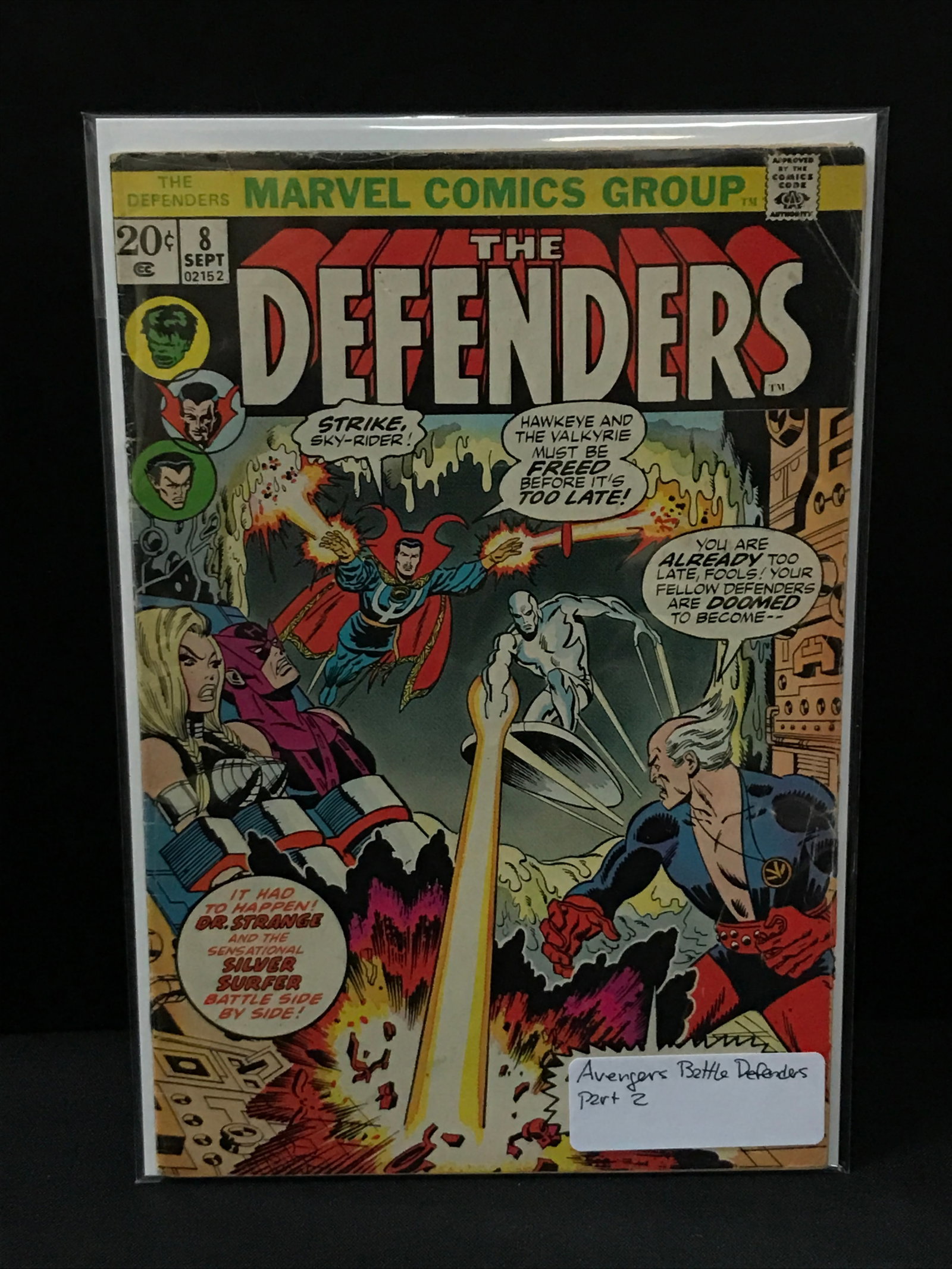 THE DEFENDERS #8 - MARVEL COMICS (1 of 1)