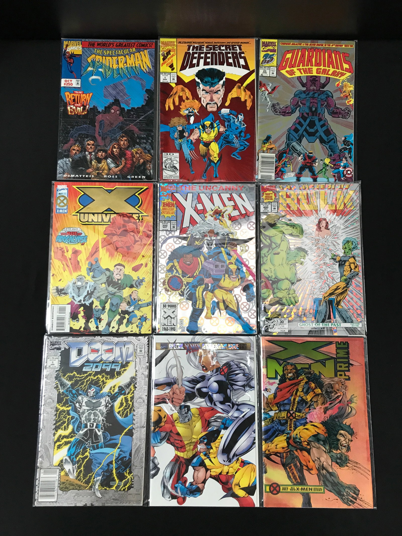 LOT OF 9 MARVEL COMICS - VARIOUS TITLES: Prices are in Canadian dollars