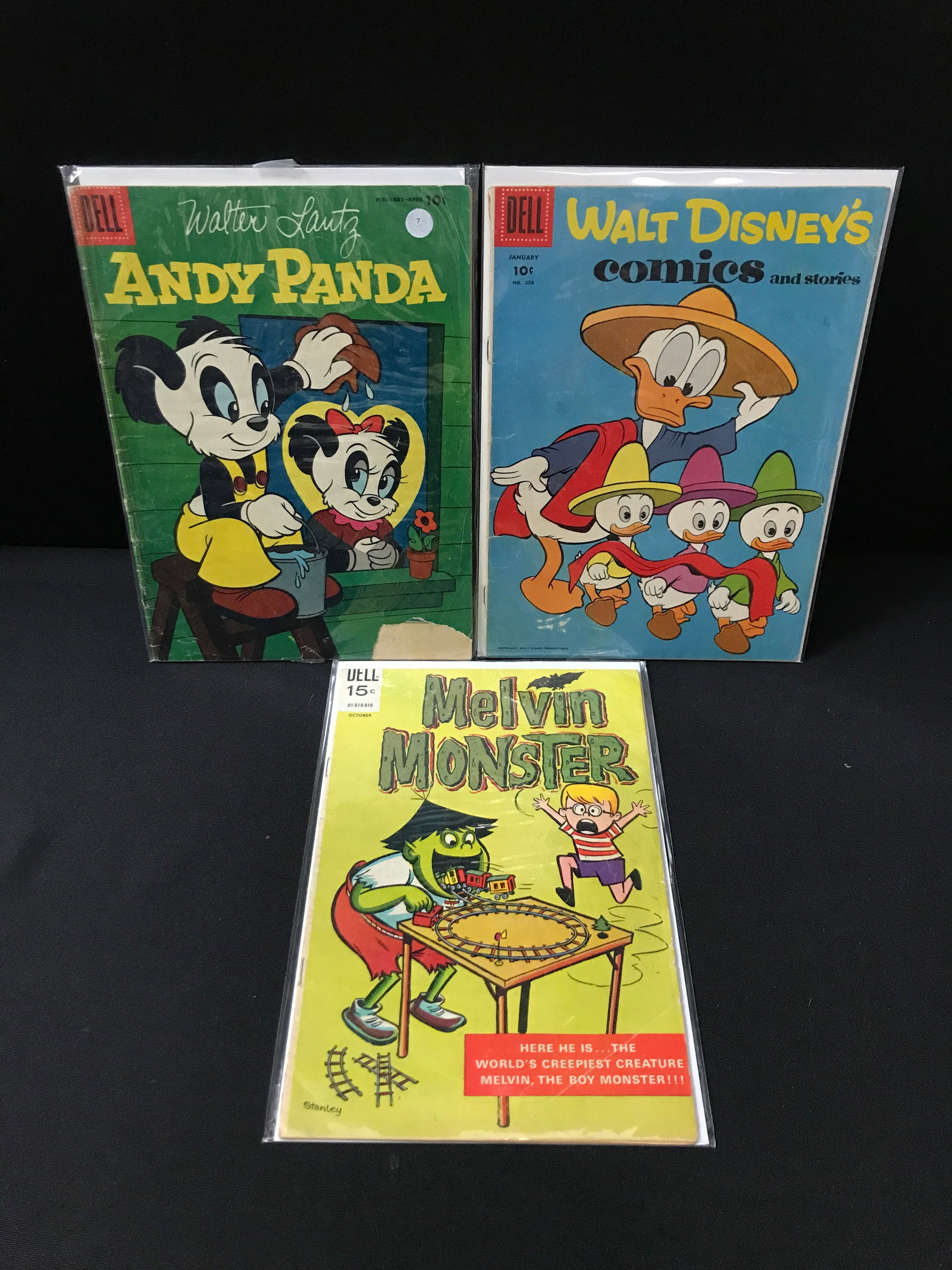LOT OF 3 DELL COMICS (1 of 1)
