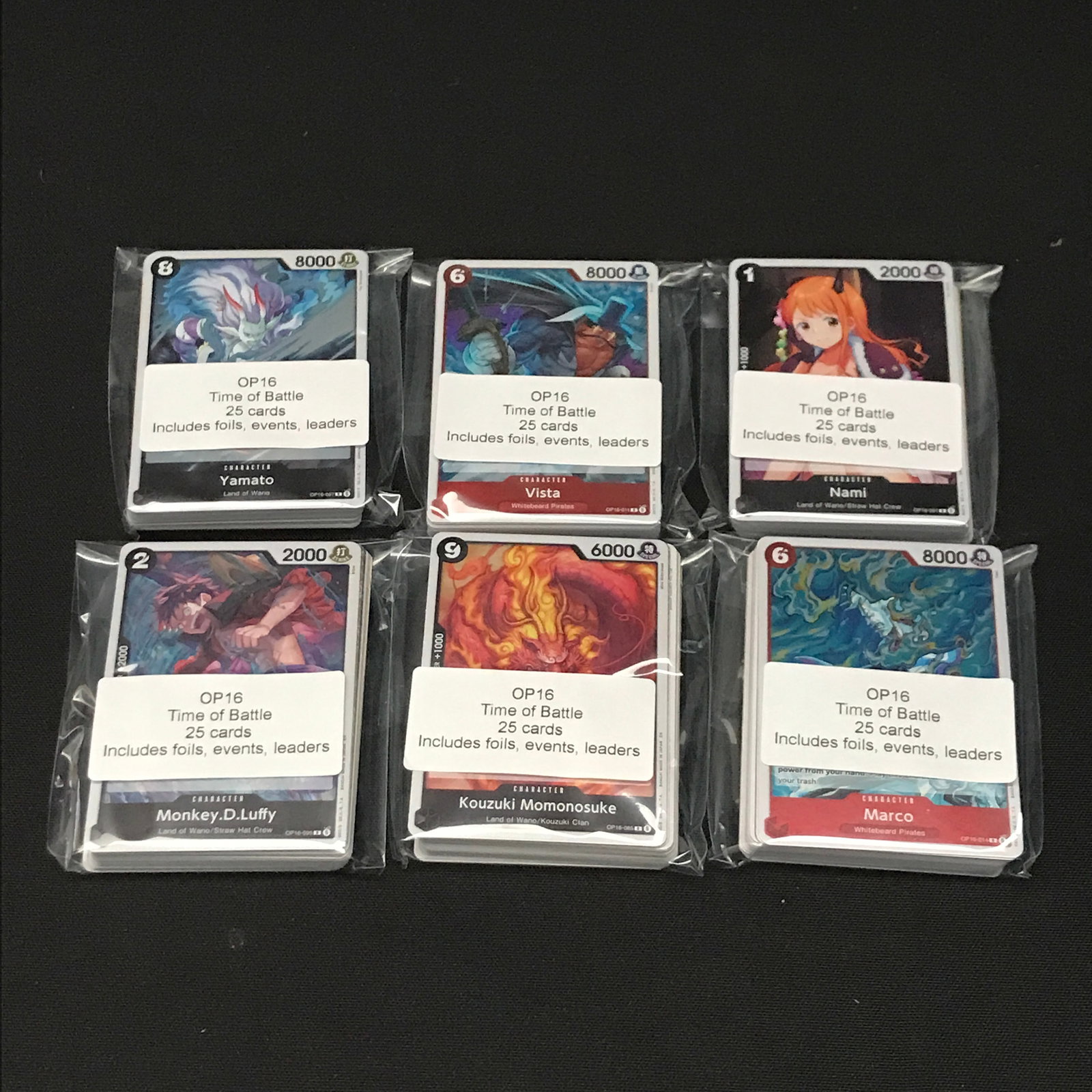 LOT OF 150 OP16 ONE PIECE TCG TRADING CARDS: Prices are in Canadian dollars