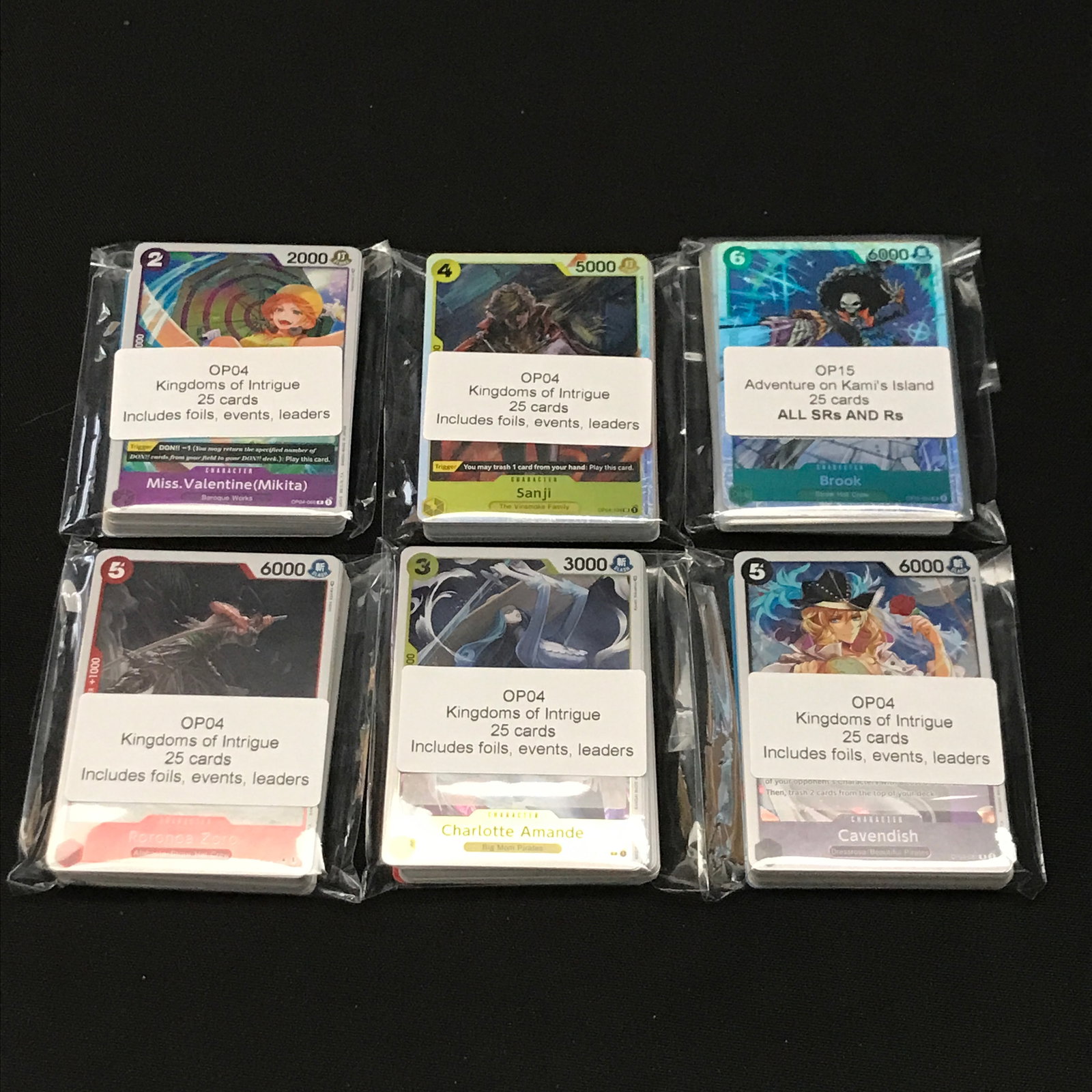 LOT OF 150 OP4/15 ONE PIECE TCG TRADING CARDS: Prices are in Canadian dollars