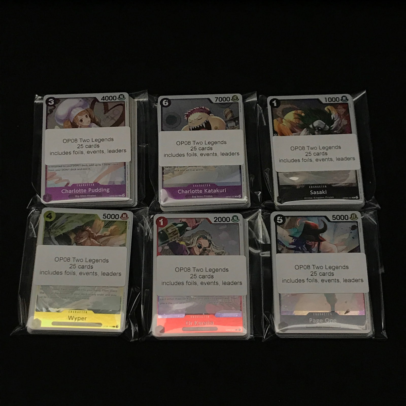 LOT OF 150 OP8 ONE PIECE TCG TRADING CARDS: Prices are in Canadian dollars