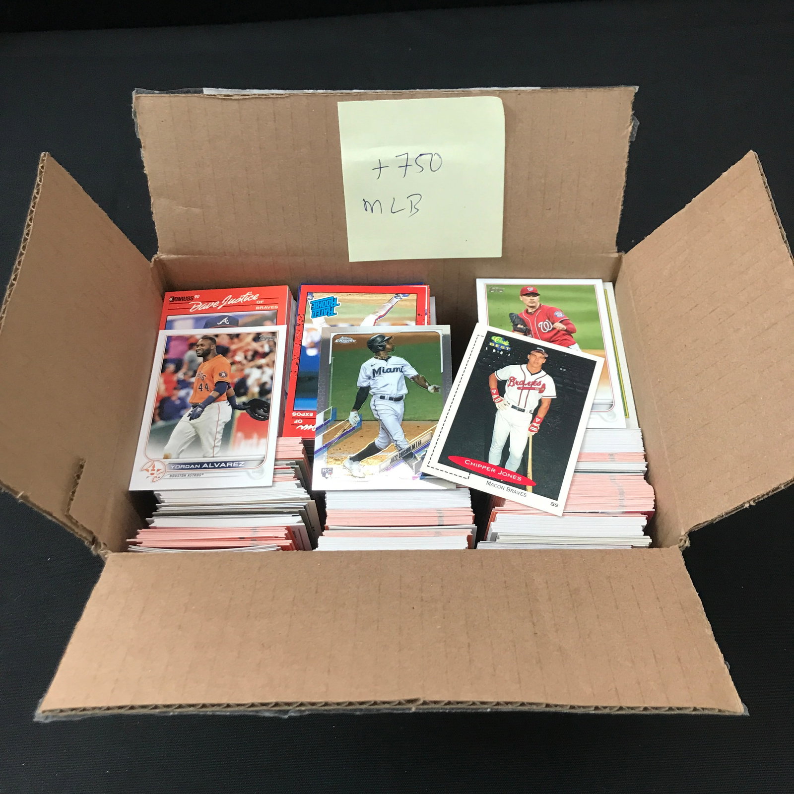 LOT OF 750 MLB TRADING CARDS (1 of 1)