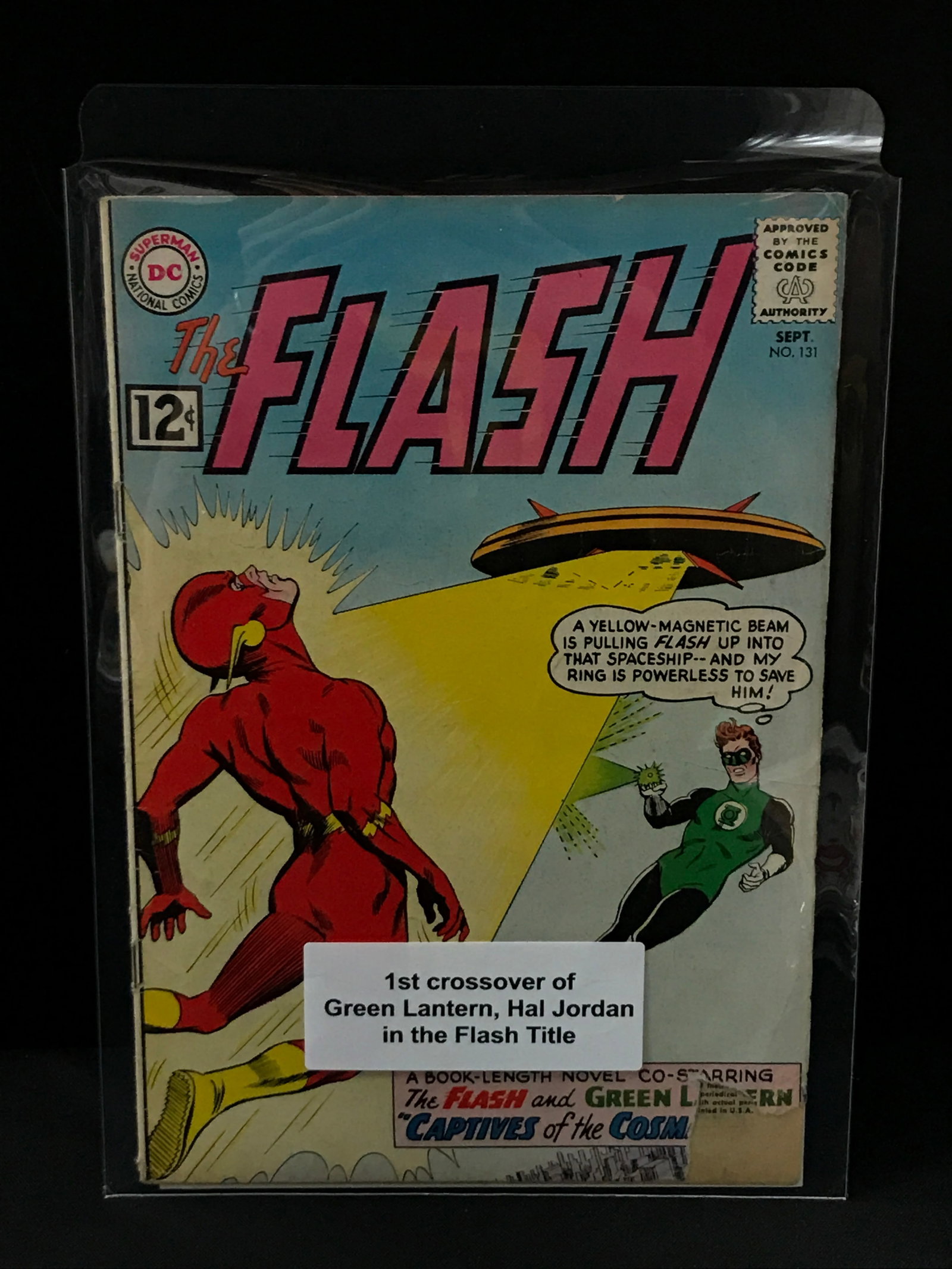 THE FLASH #131 1ST CROSSOVER OF GREEN LANTERN AND HAL JORDAN IN THE FLASH TITLE - DC COMICS (1 of 1)