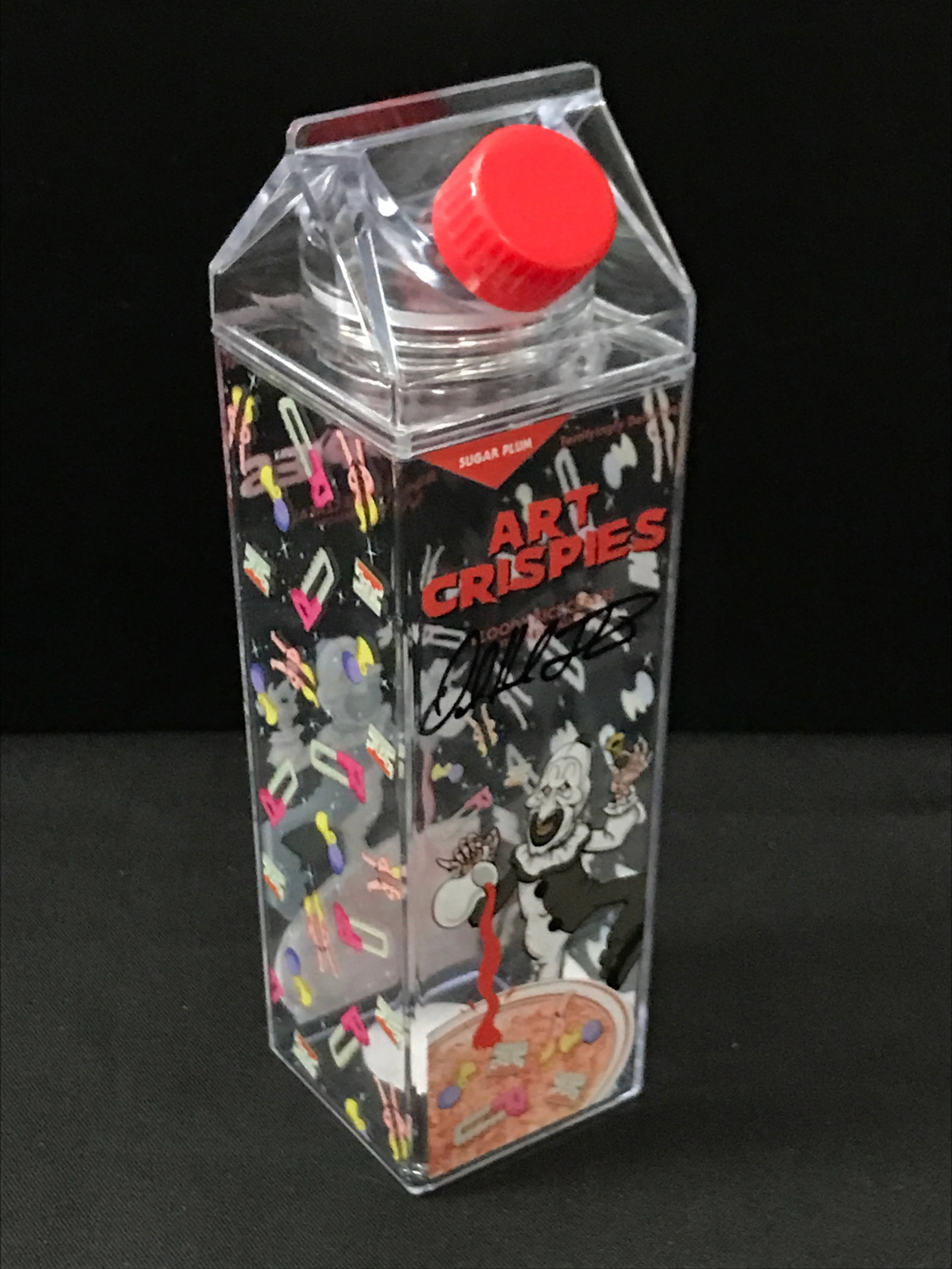 DAVID HOWARD THORNTON SIGNED AND ENCASED DRINK CONTAINER - JSA COA: Prices are in Canadian dollars