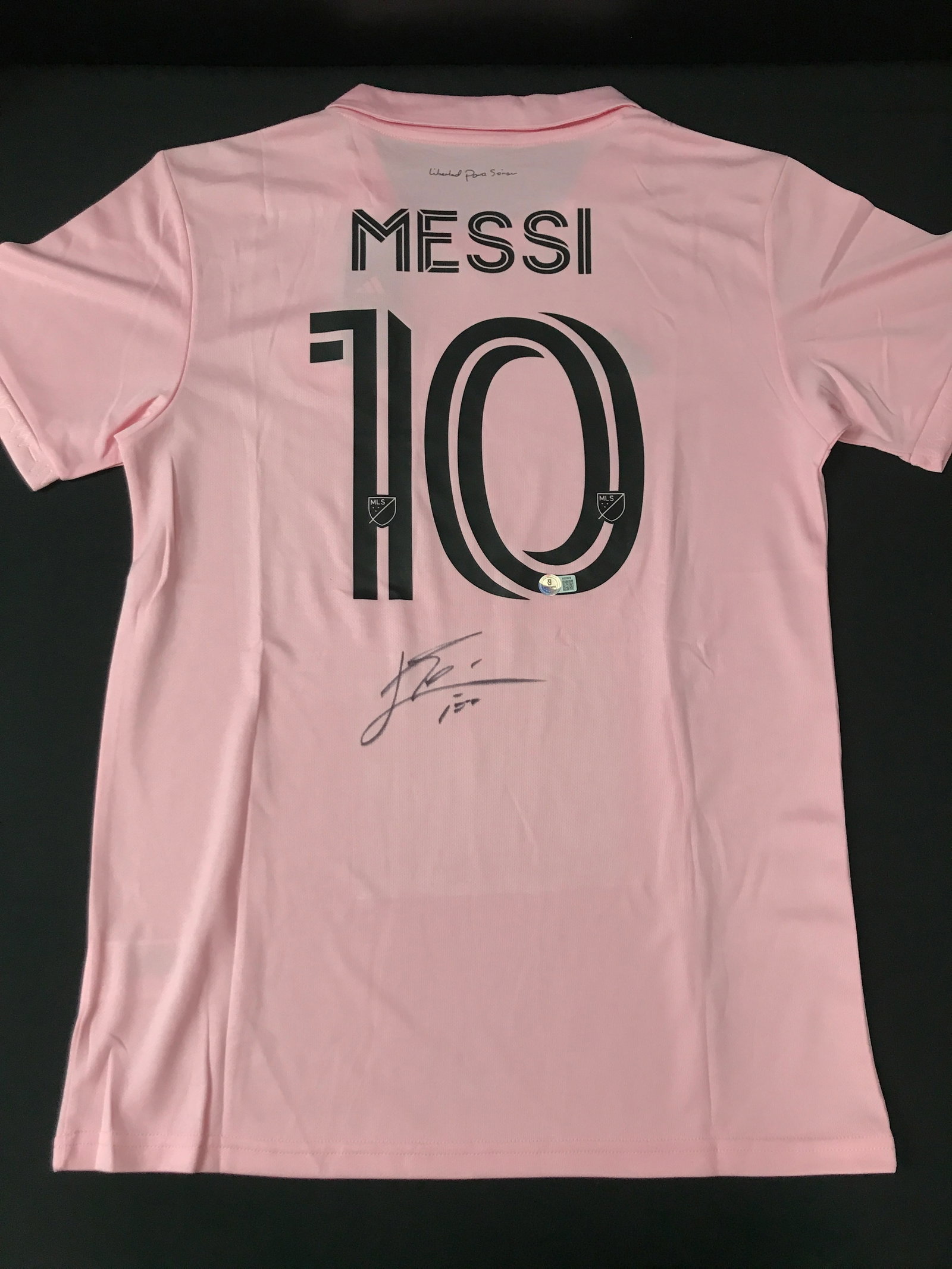LIONEL MESSI SIGNED INTER MIAMI FC SOCCER JERSEY - BECKETT COA (1 of 3)