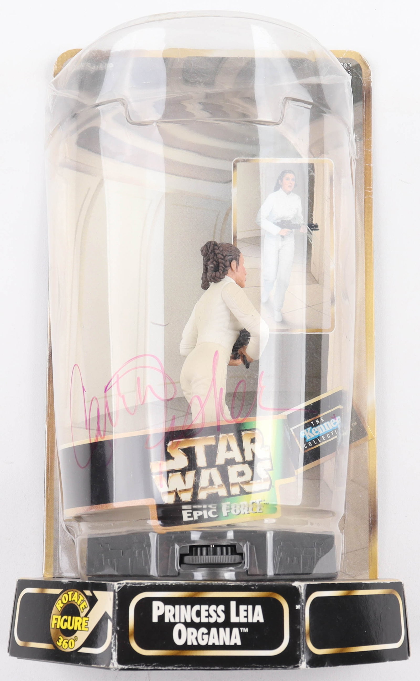 CARRIE FISHER SIGNED PRINCESS LEIA STAR WARS ACTION FIGURE - BECKETT COA (1 of 3)