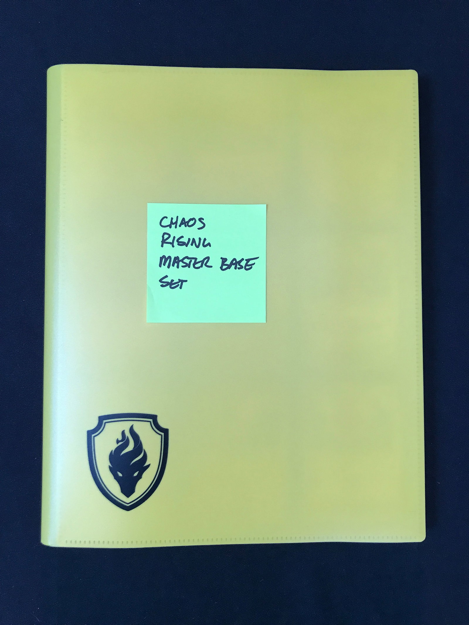 COMPLETE POKEMON TCG CHAOS RISING MASTER BASE SET IN BINDER (1 of 3)