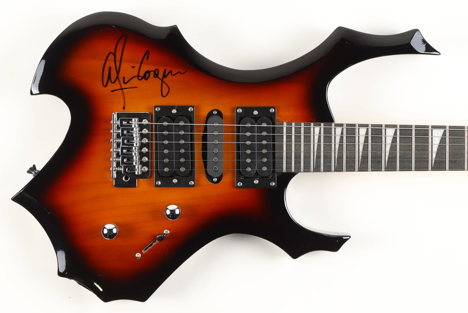 ALICE COOPER SIGNED ELECTRIC GUITAR - BECKETT COA (1 of 3)