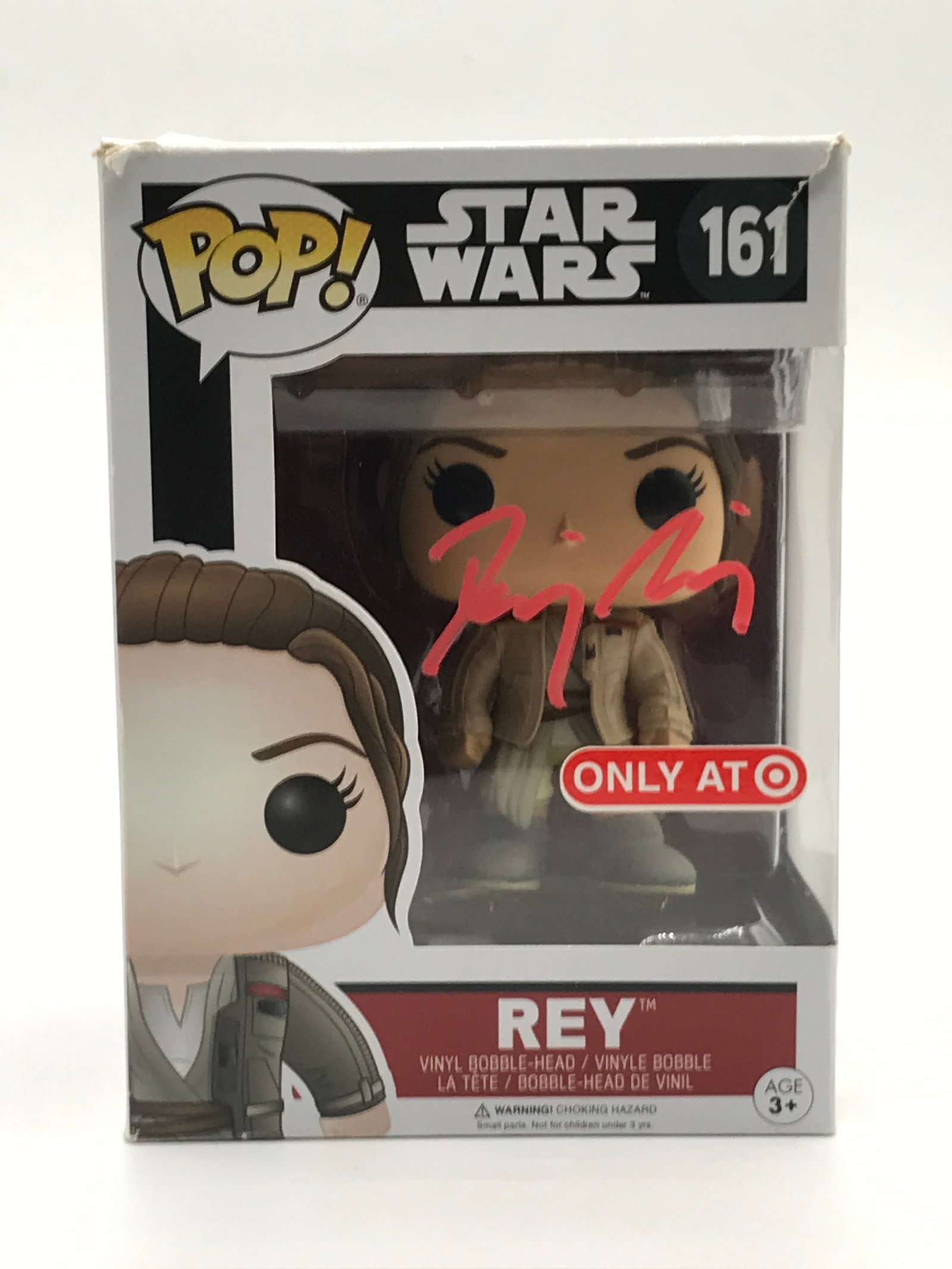 DAISEY RIDLEY SIGNED REY STAR WARS FUNKO POP - KB COA (1 of 2)