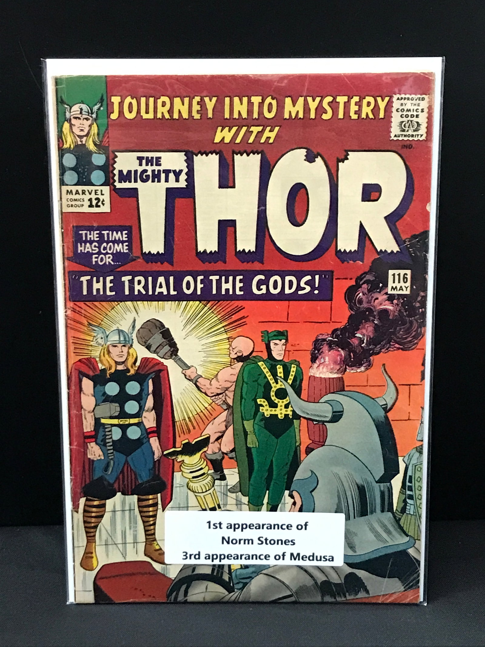 JOURNEY INTO MYSTERY #116 1ST APP OF NORM STONES - MARVEL COMICS (1 of 1)