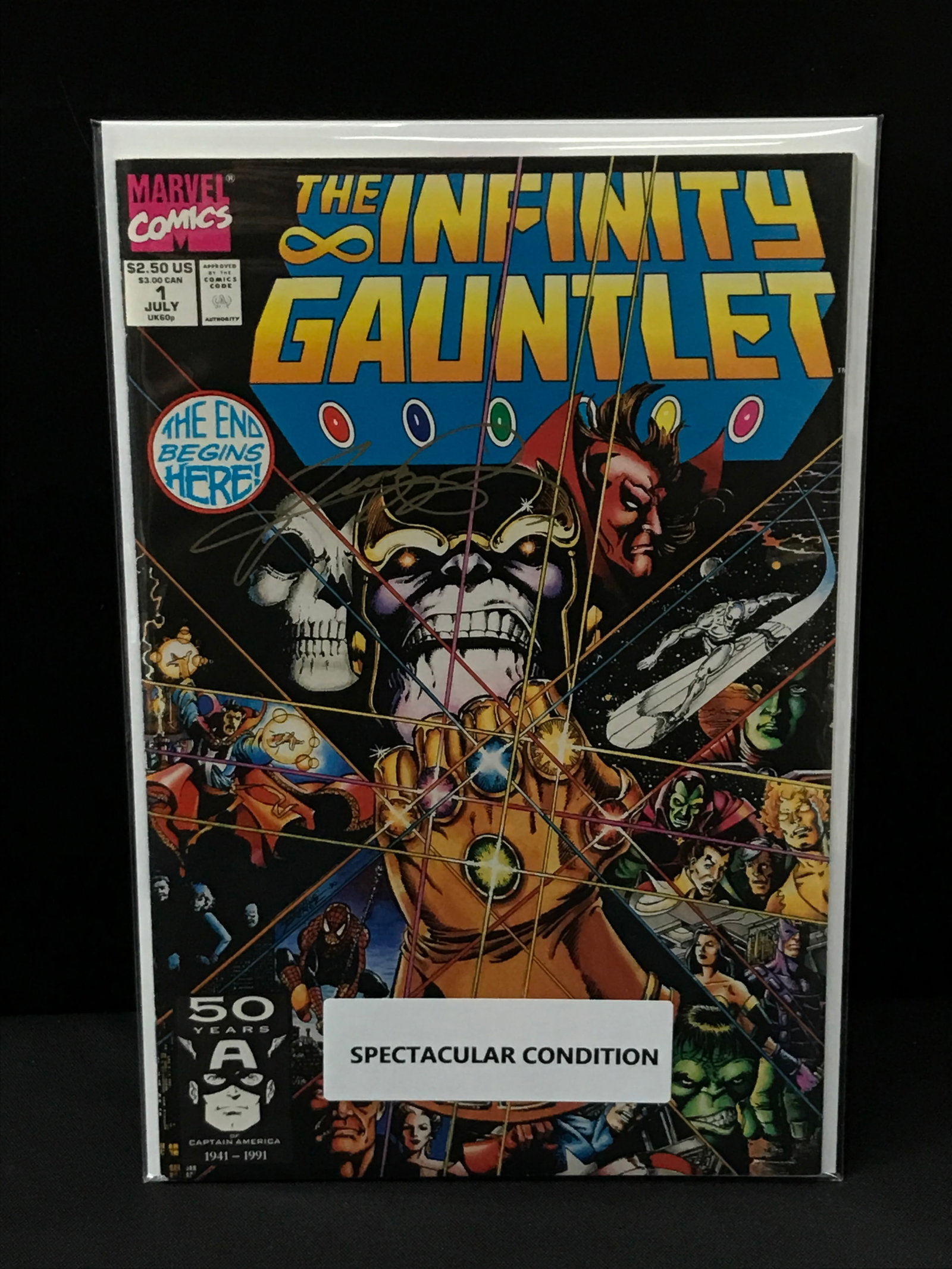 THE INFINITY GAUNTLET #1 - MARVEL COMICS (1 of 1)