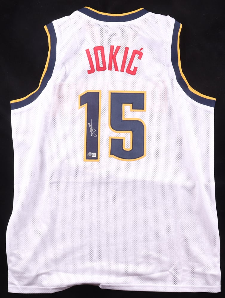 NIKOLA JOKIC SIGNED DENVER NUGGETS JERSEY - BECKETT COA: Prices are in Canadian dollars