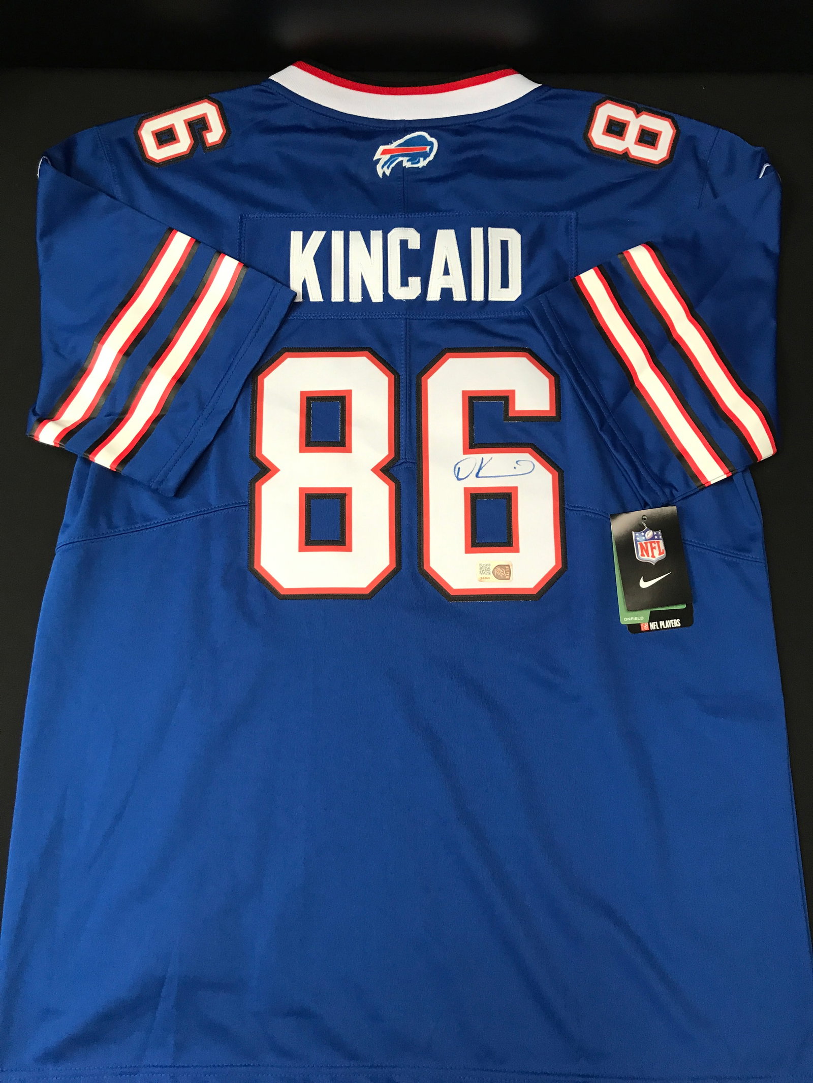 DALTON KINCAID SIGNED BUFFALO BILLS CUSTOM JERSEY - ELITE COA (1 of 3)