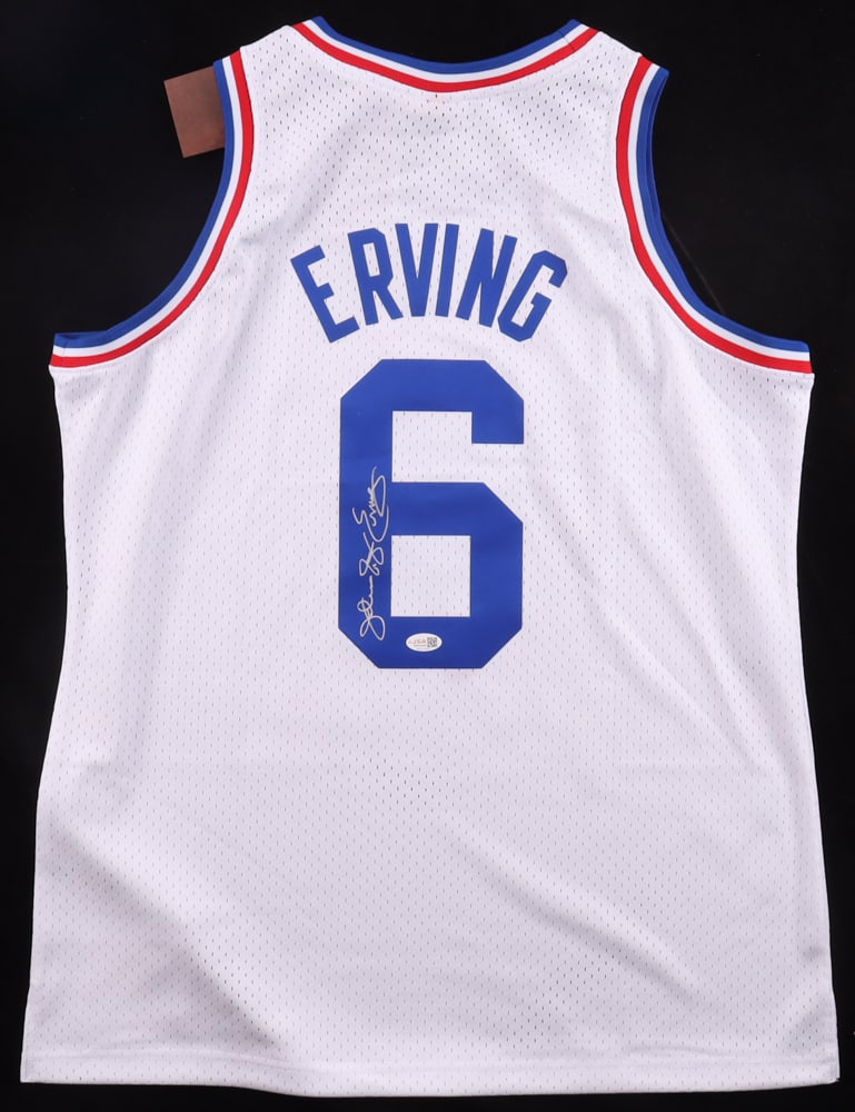 JULIUS ERVING SIGNED NBA ALL STAR JERSEY - JSA COA (1 of 3)