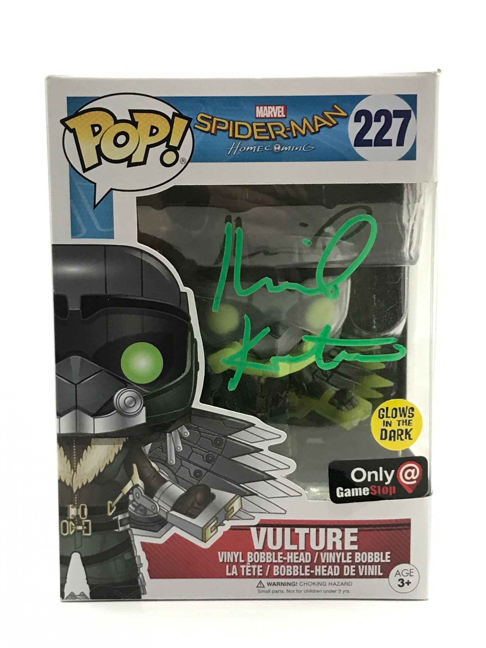 MICHAEL KEATON SIGNED VULTURE FUNKO POP - KB COA (1 of 2)