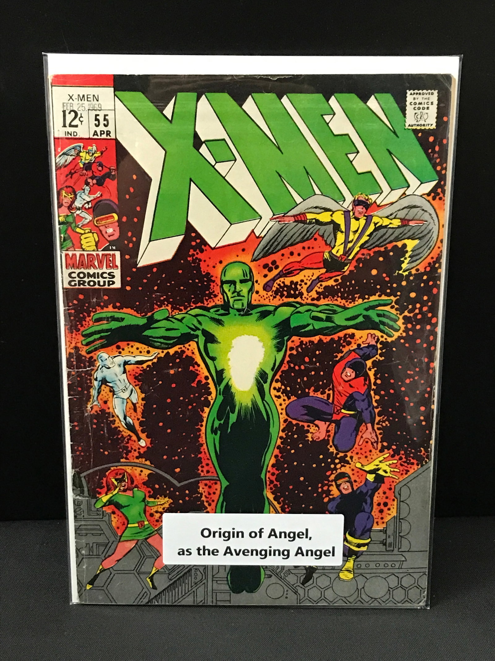 X-MEN #55 ORIGIN OF ANGEL - MARVEL COMICS: Prices are in Canadian dollars