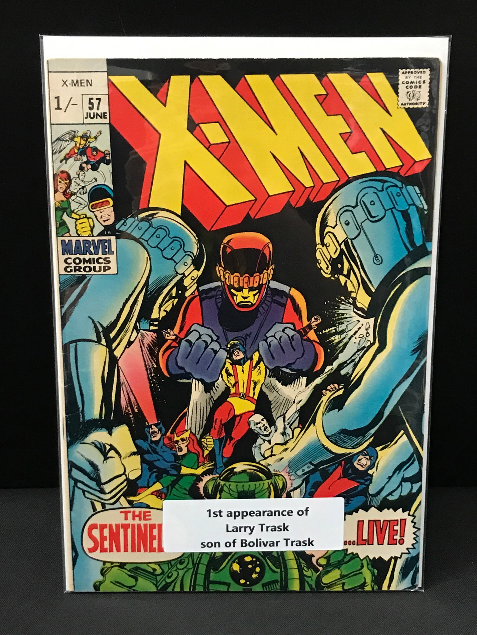 X-MEN #57 1ST APP OF LARRY TRASK - MARVEL COMICS: Prices are in Canadian dollars